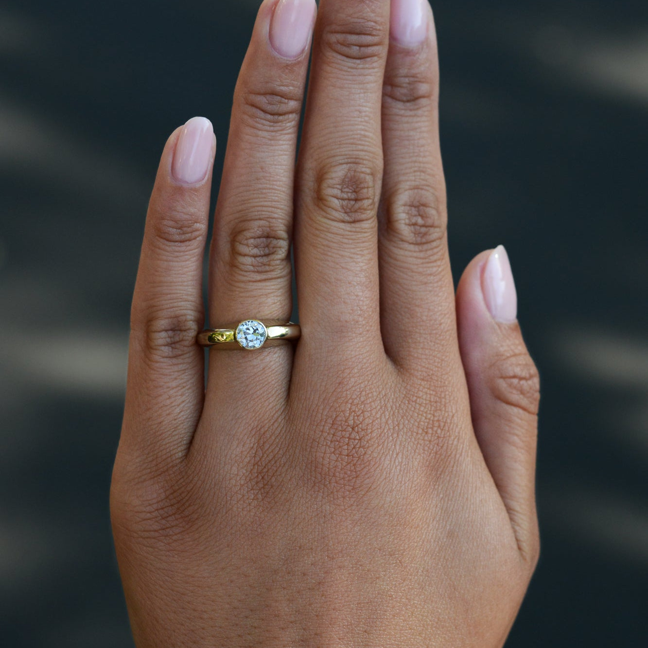 Yellow Gold Diamond Engagement Ring