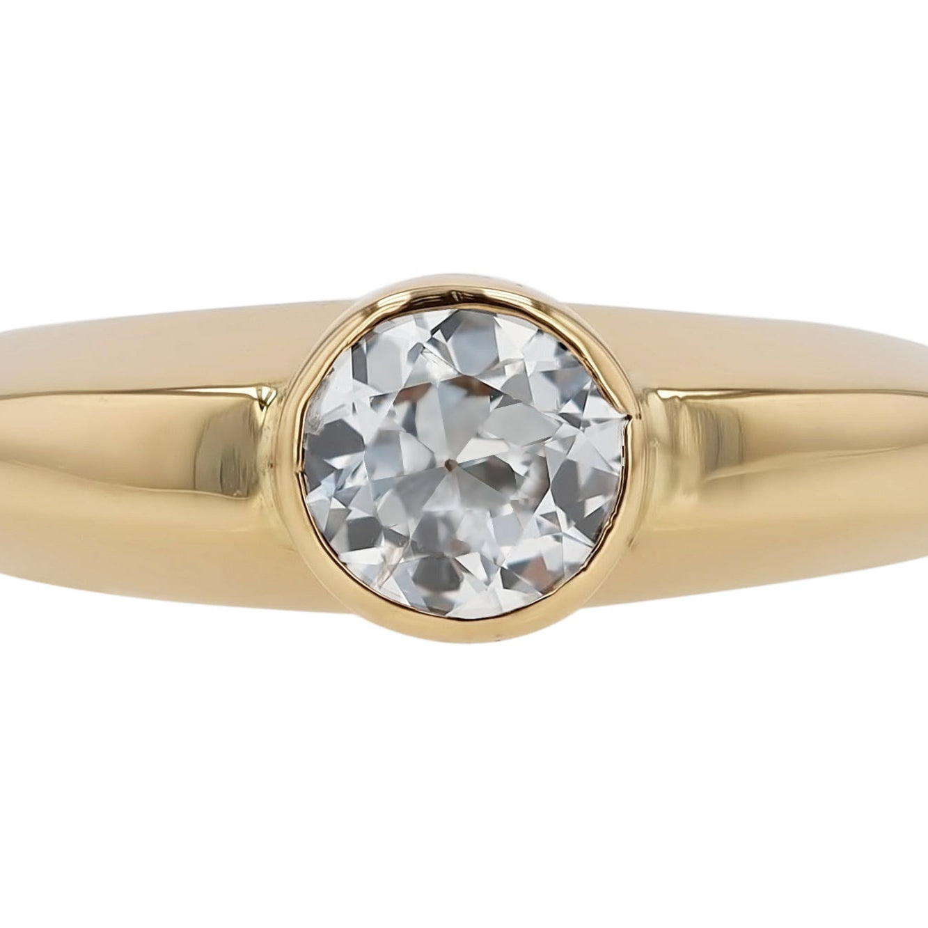 Yellow Gold Diamond Engagement Ring