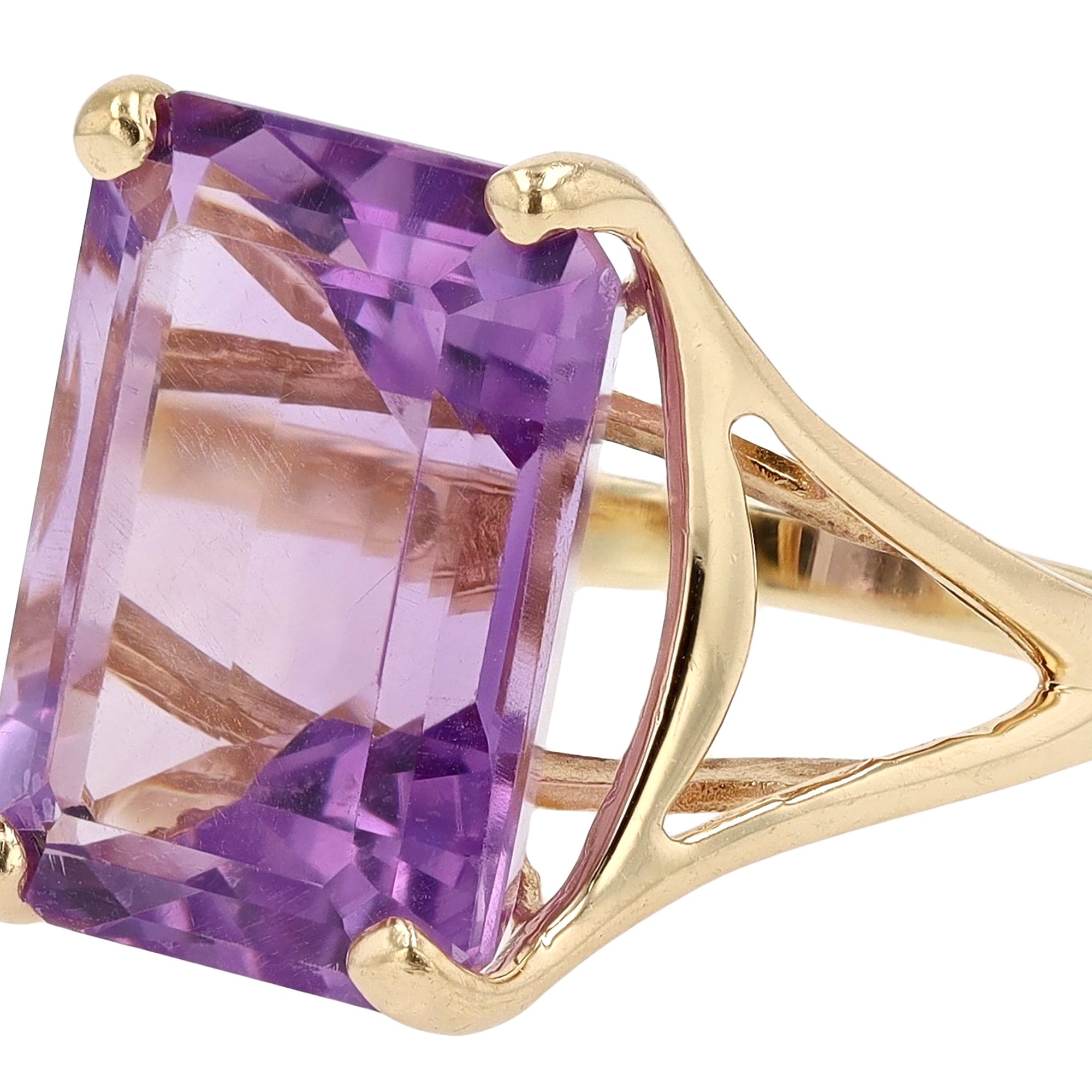 15 Carat Amethyst Estate Cocktail Ring
