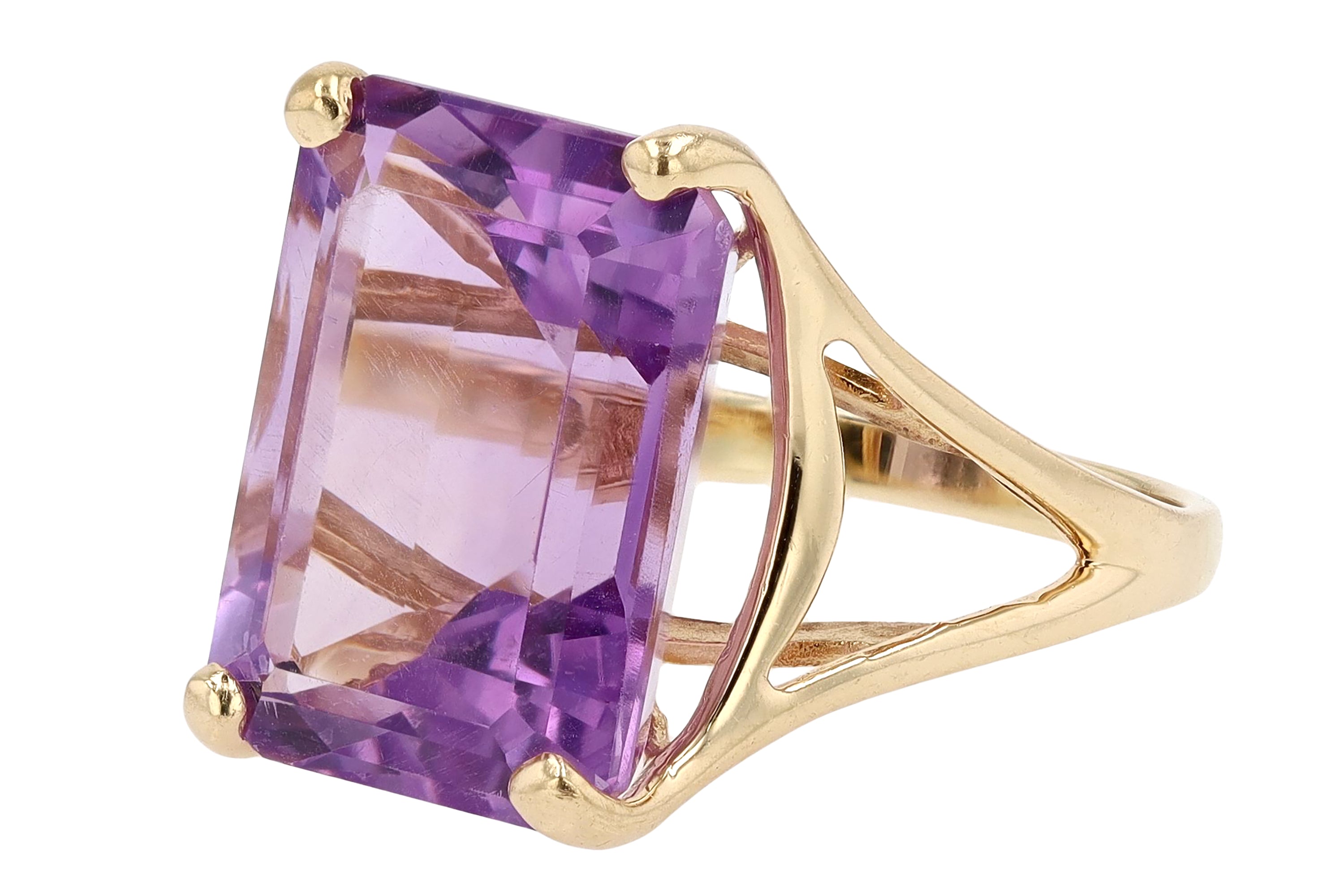 15 Carat Amethyst Estate Cocktail Ring