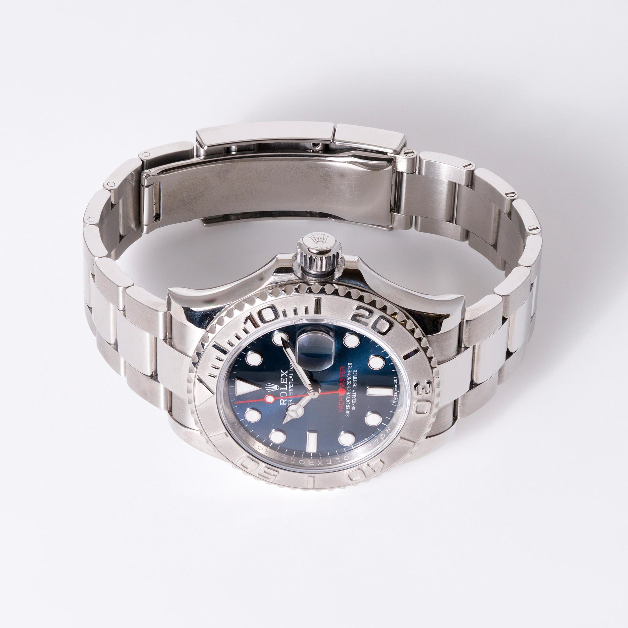 Rolex Yacht Master Blue 40 Reference 116622 Box & Card 2018