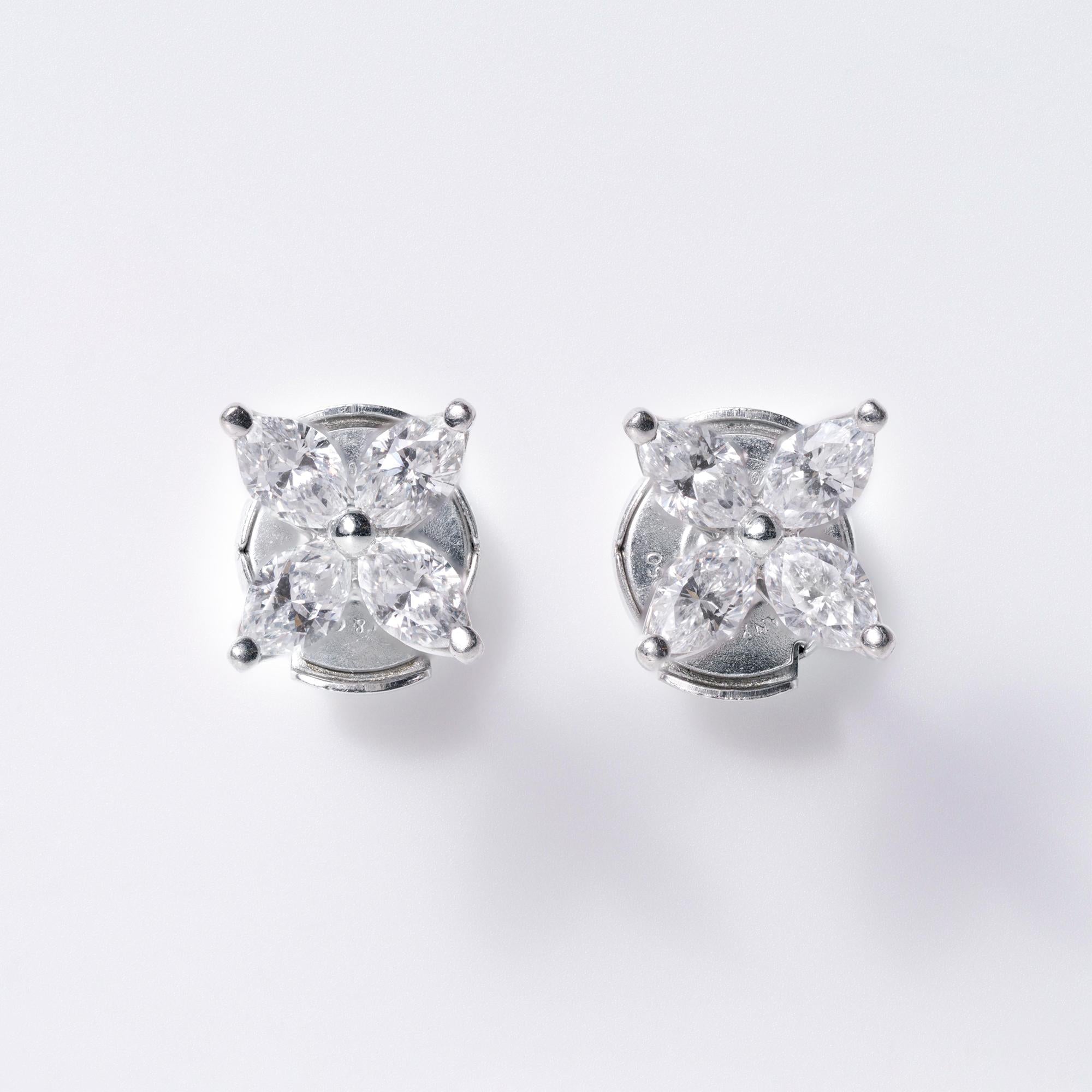 Tiffany & Co Victoria Diamond Stud Earrings