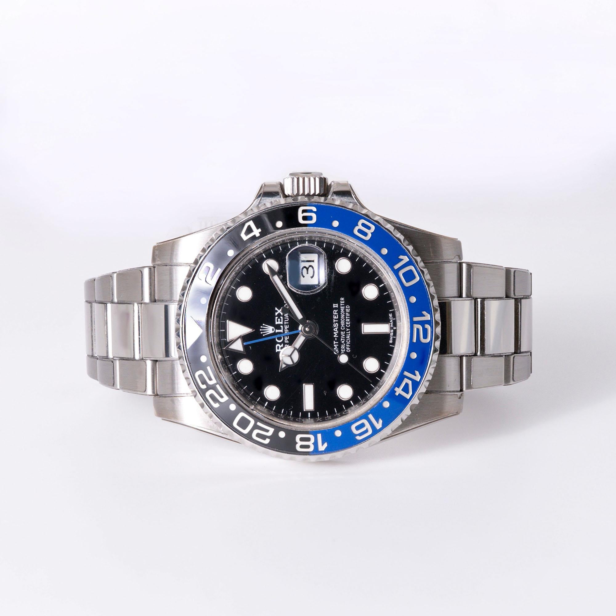 Rolex GMT-Master II Batman Ref. 116710 Full Set 2017