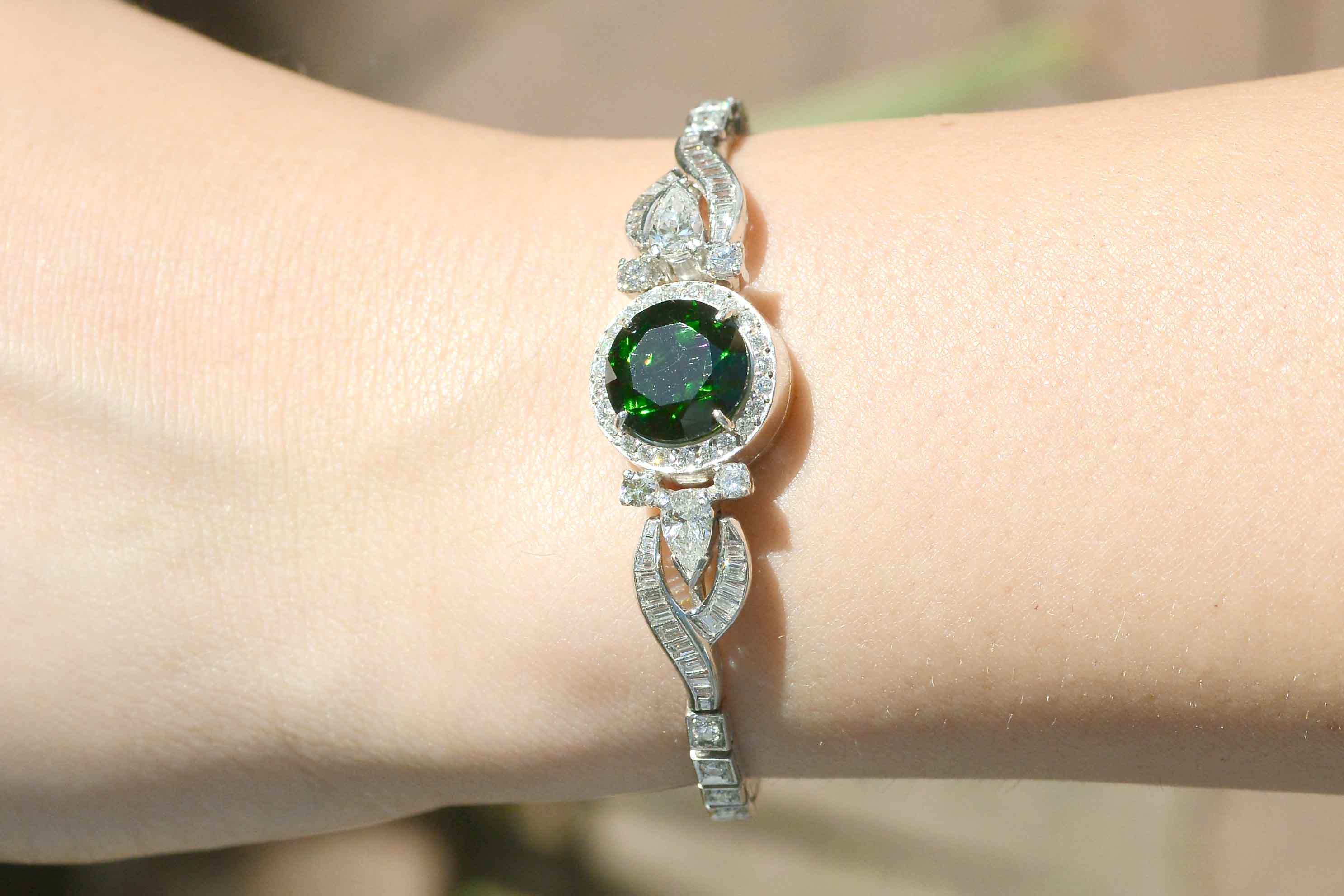 Green Tourmaline Bracelet
