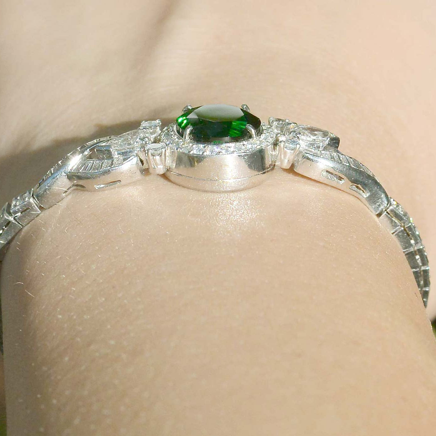 Green Tourmaline Bracelet