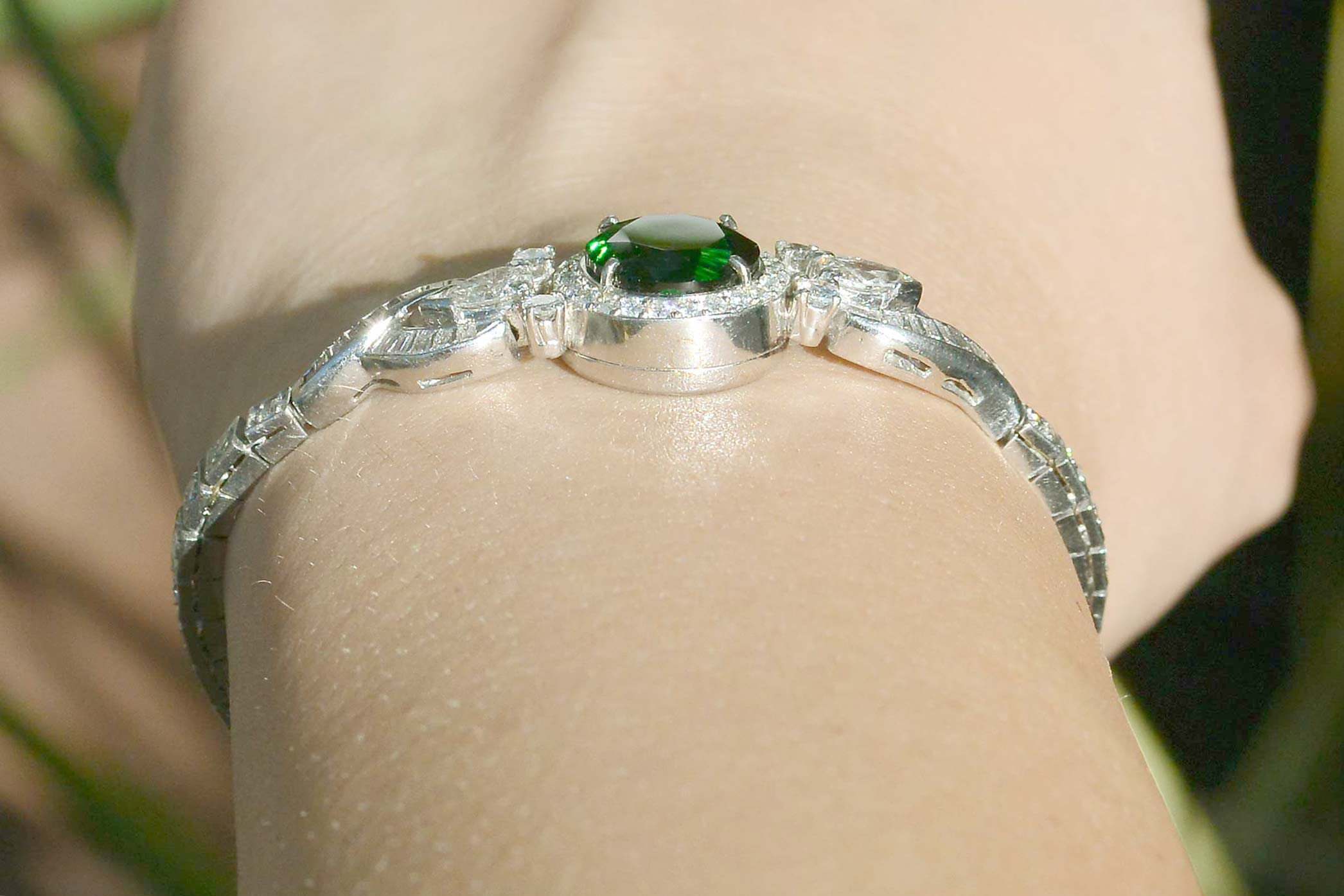 Green Tourmaline Bracelet