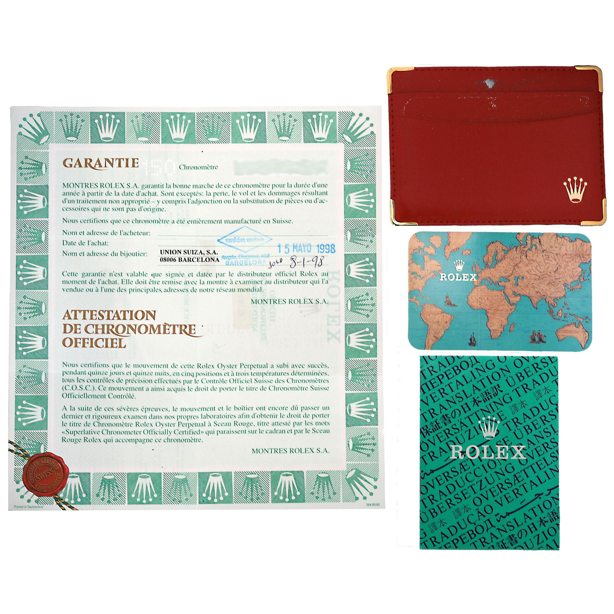 Pre-Owned Womens Rolex Diamond Datejust 26mm 18k Gold