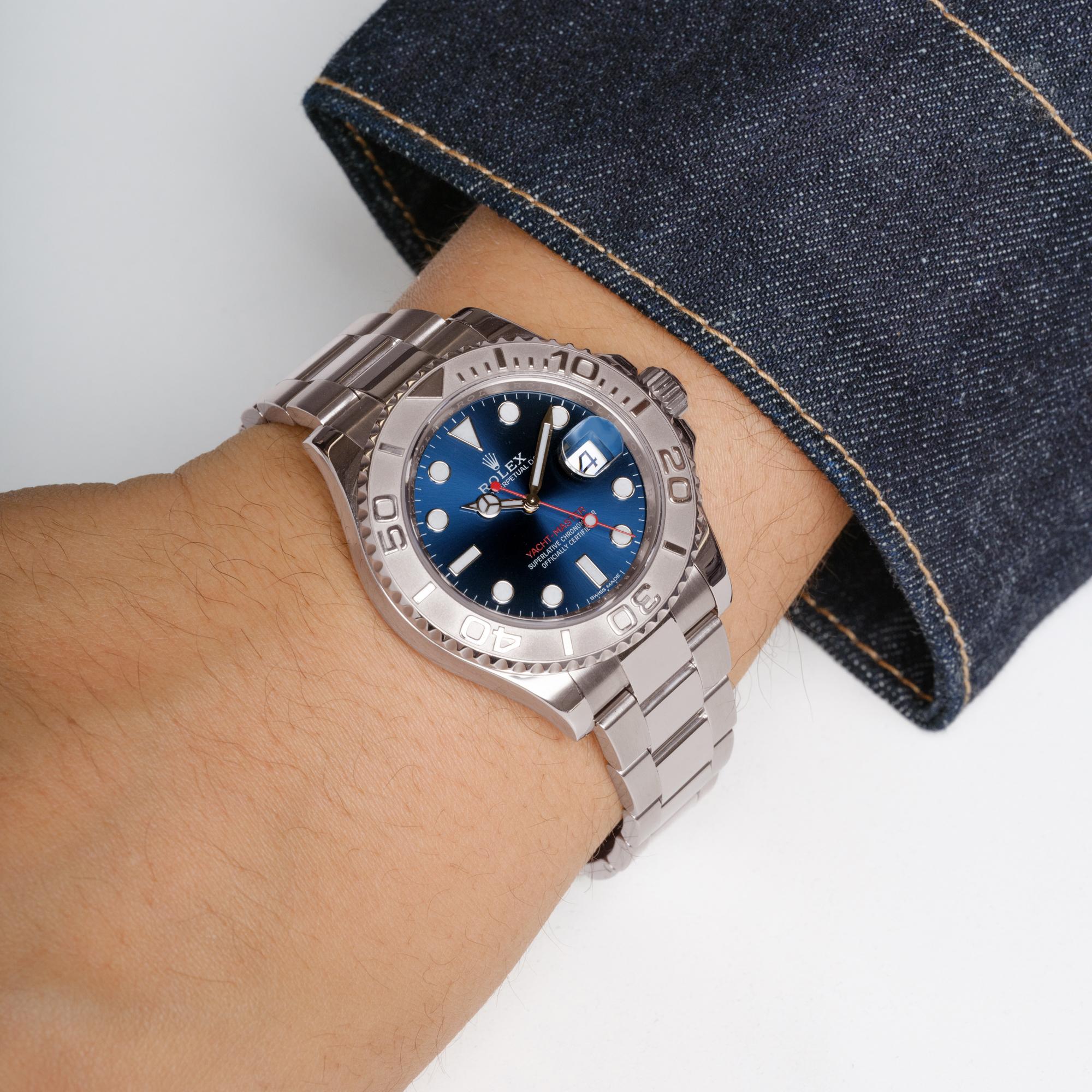 Rolex Yacht Master Blue 40 Reference 116622 Box & Card 2018