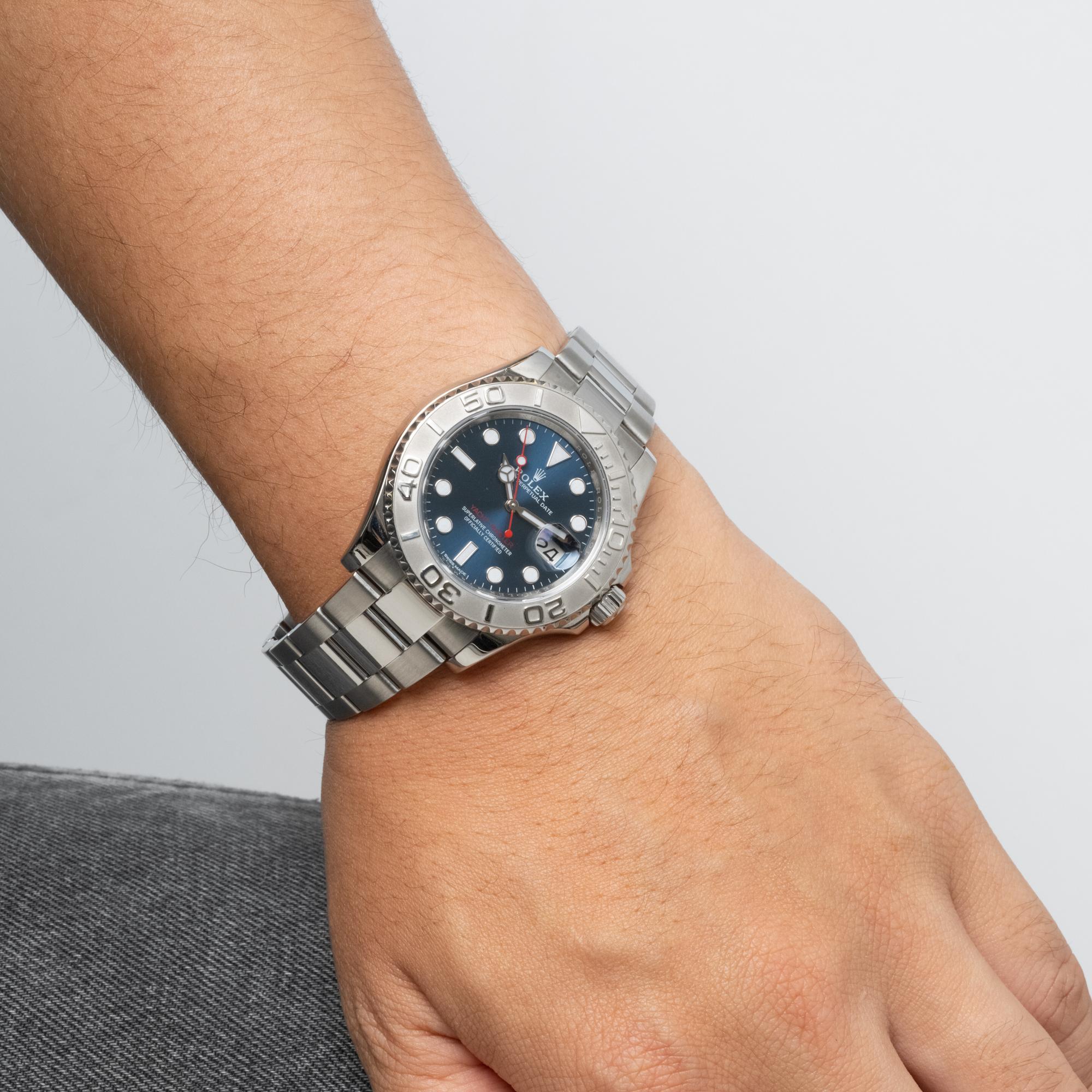 Rolex Yacht Master Blue 40 Reference 116622 Box & Card 2018