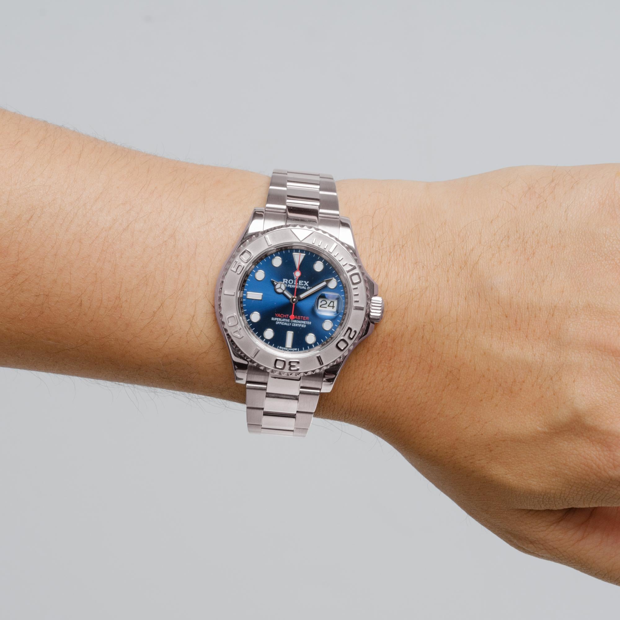 Rolex Yacht Master Blue 40 Reference 116622 Box & Card 2018