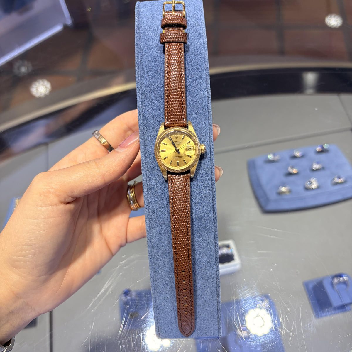 Pre-Owned 1979 Rolex Oyster Perpetual Datejust 26mm 18k Yellow Gold