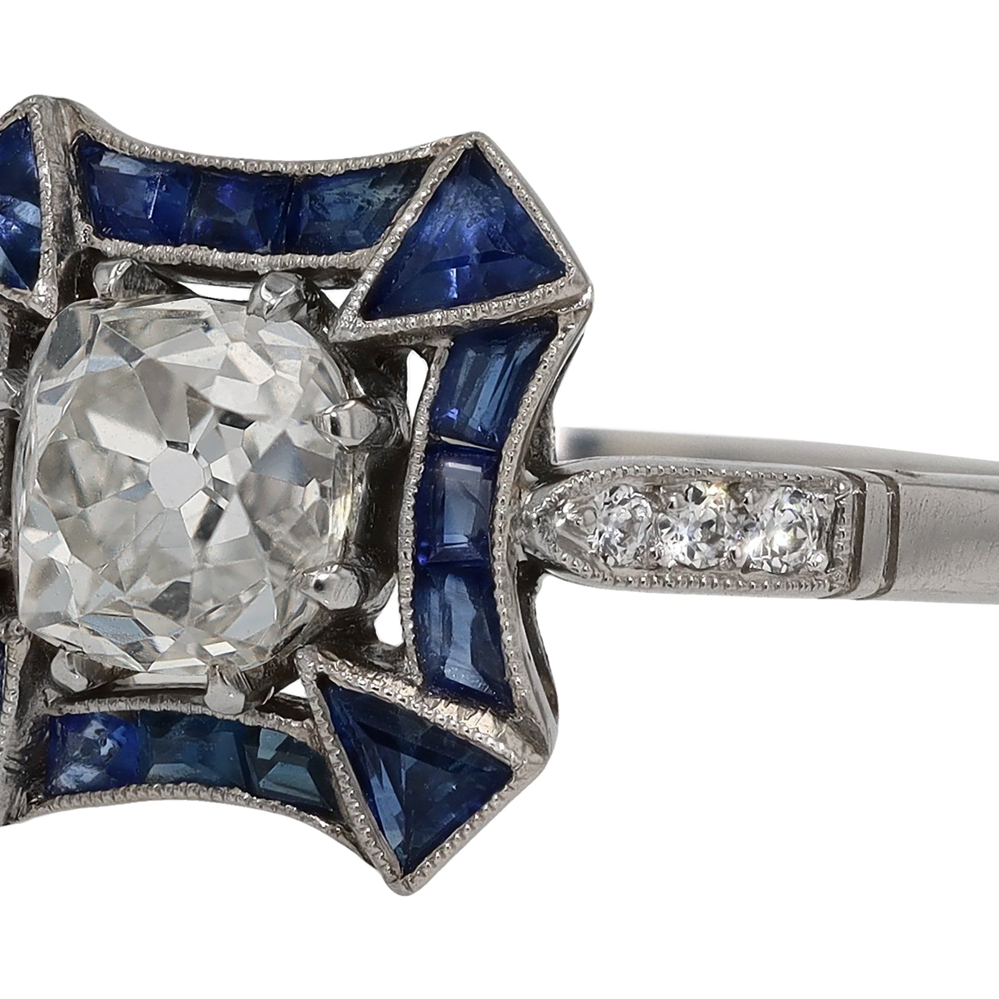 Antique 1 Carat Diamond Ring