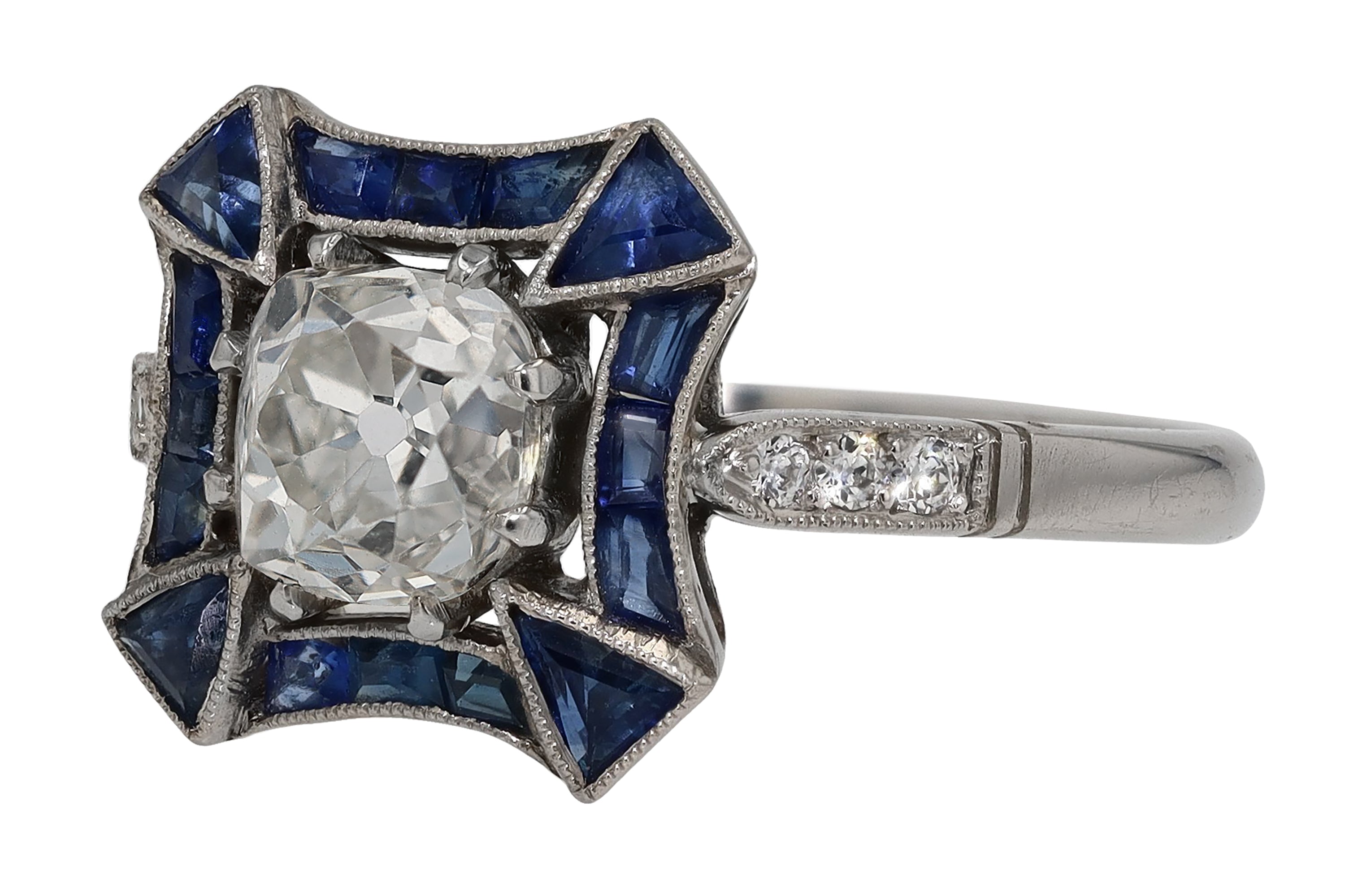 Antique 1 Carat Diamond Ring