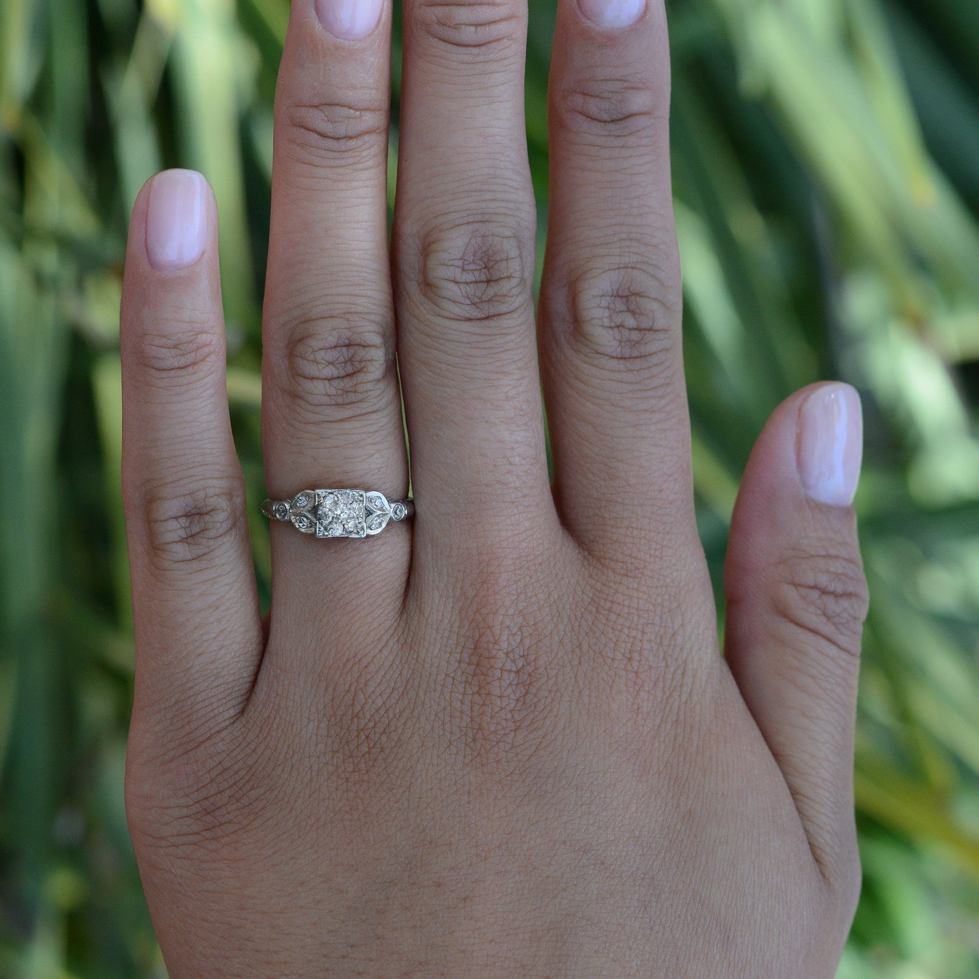 Antique Art Deco Diamond Engagement Ring