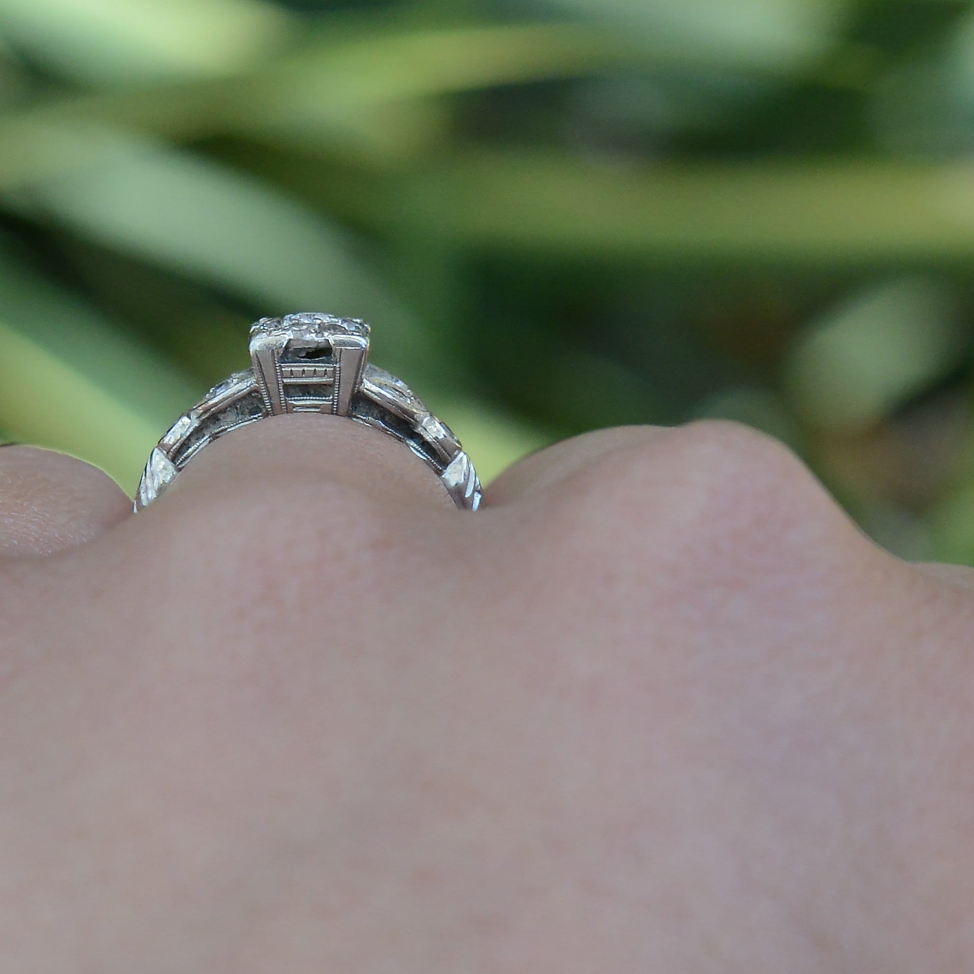 Antique Art Deco Diamond Engagement Ring