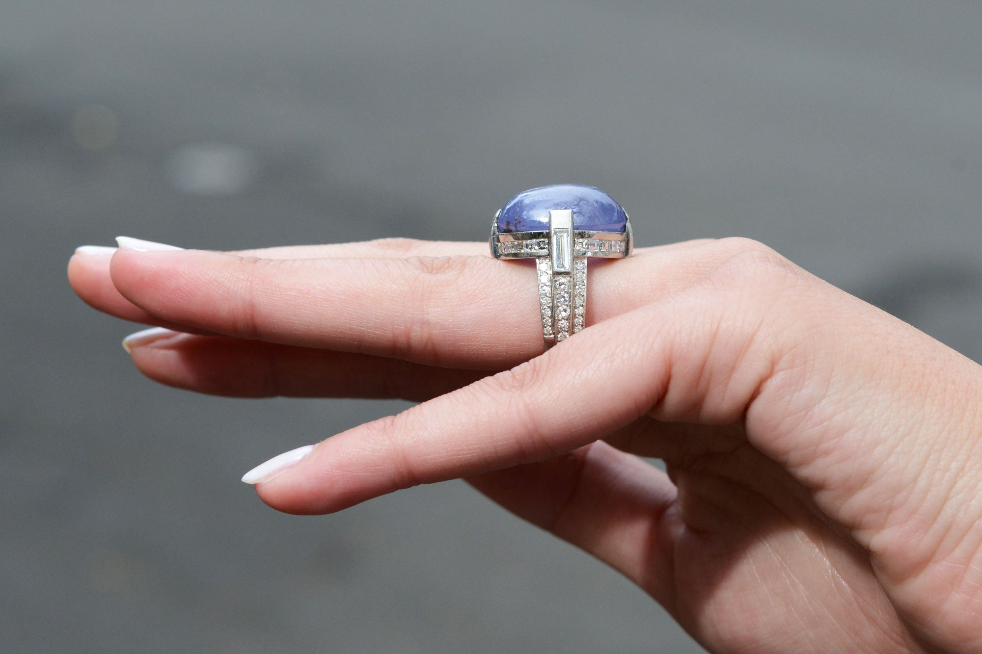 Antique Cartier 56 Carat Star Sapphire Statement Ring