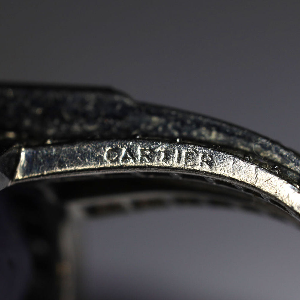 Antique Cartier 56 Carat Star Sapphire Statement Ring