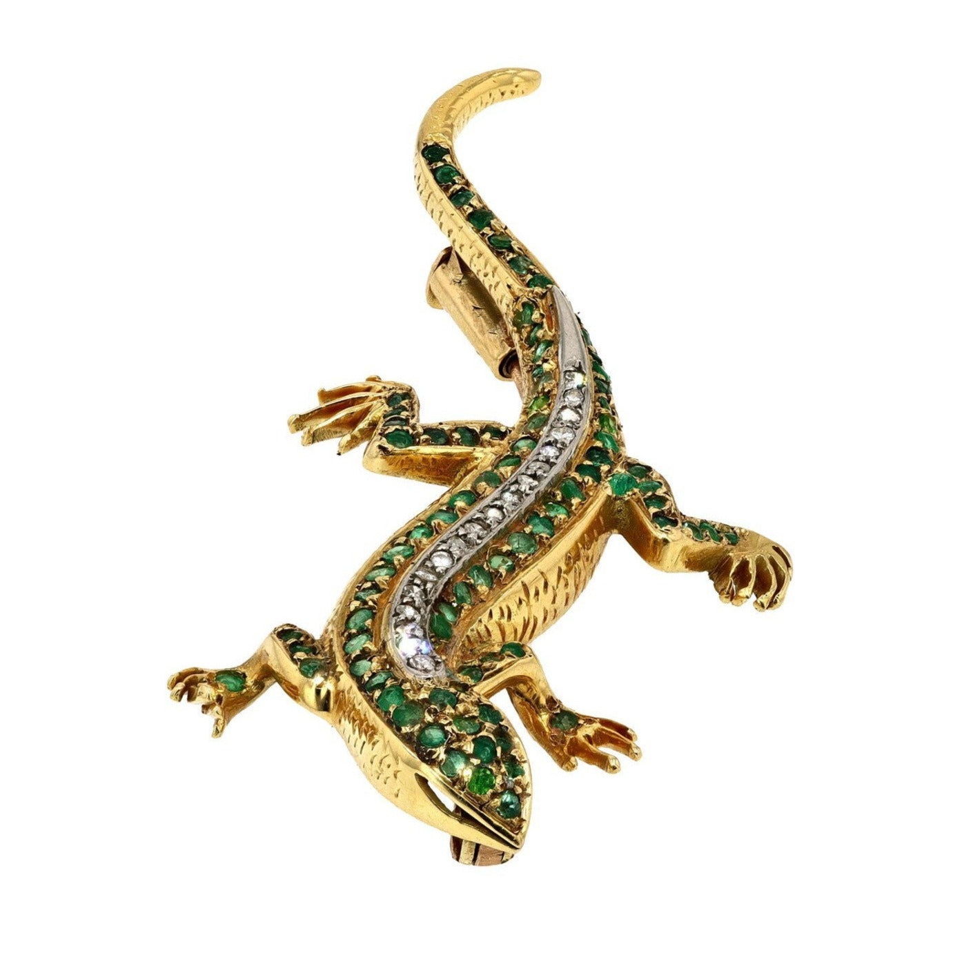 Victorian Brooch Pin Lizard