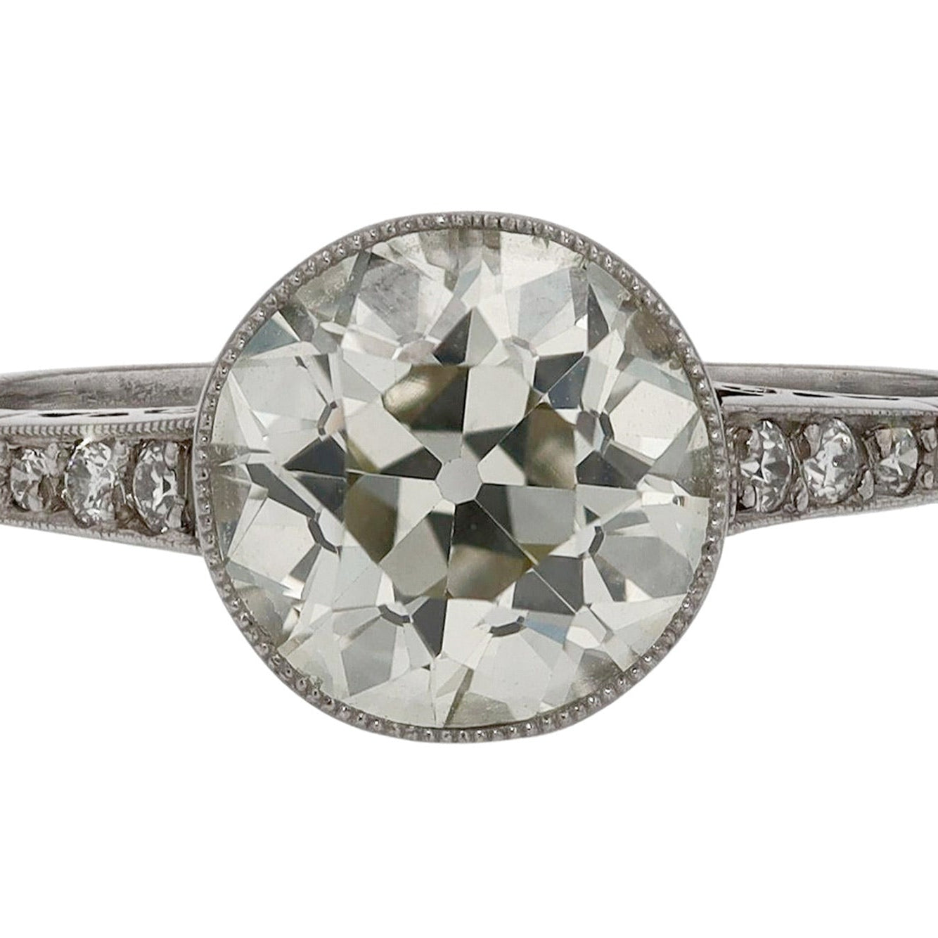 2 Carat Diamond Art Deco Ring