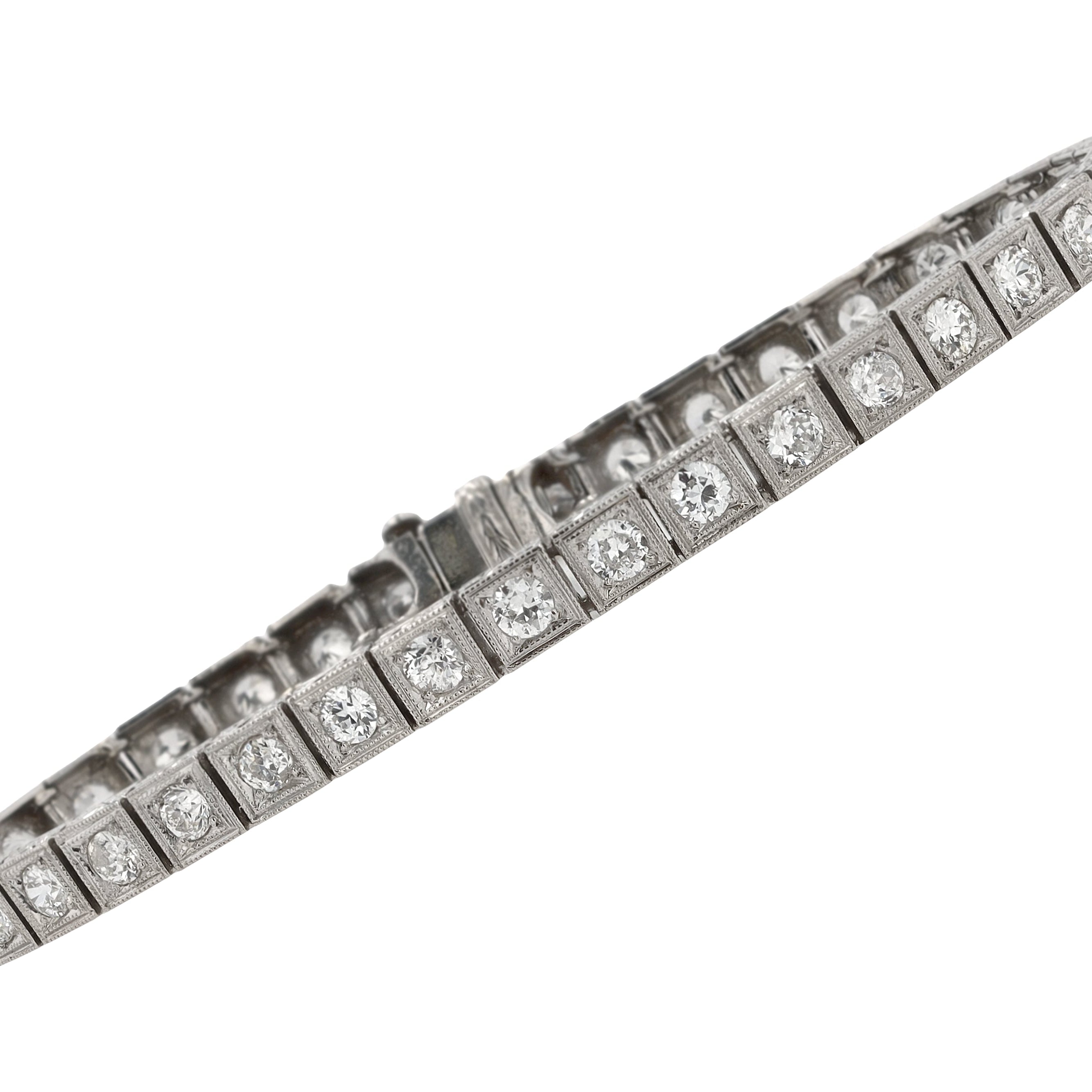 Art Deco Tennis Bracelet