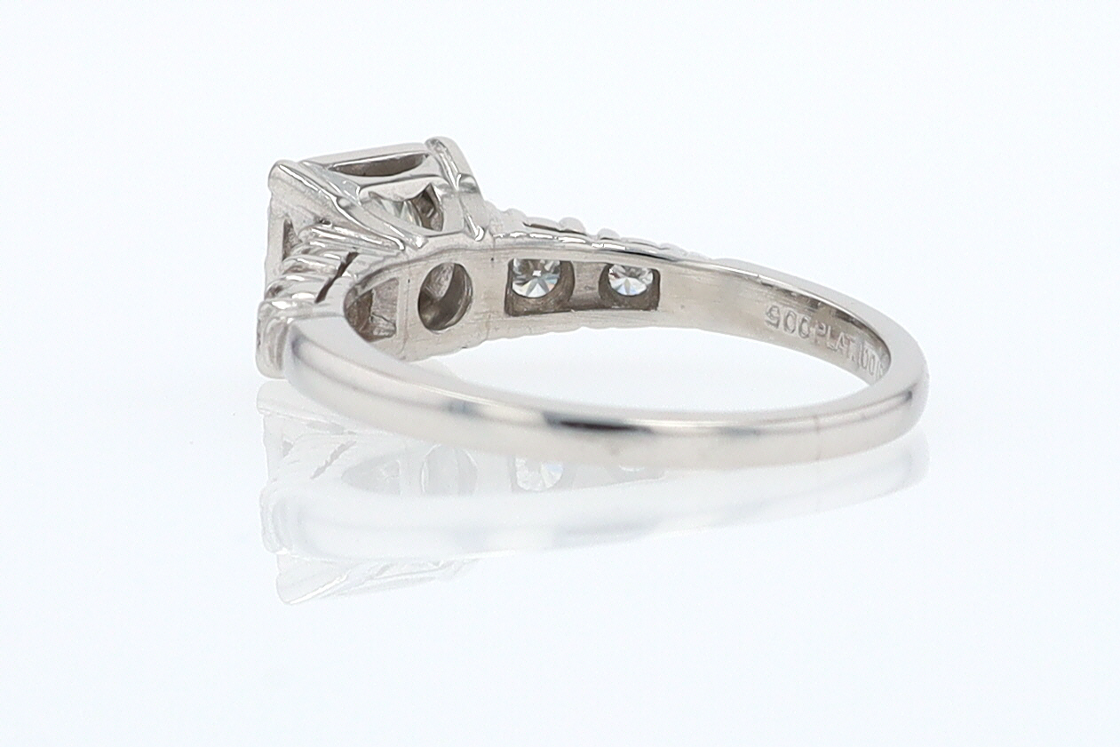 Art Deco 3/4 Carat Diamond Antique Engagement Ring