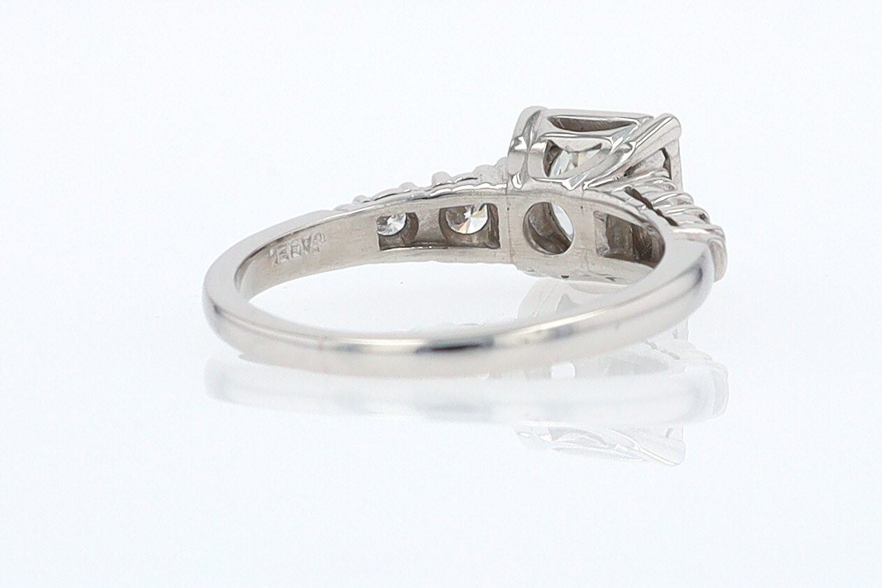 Art Deco 3/4 Carat Diamond Antique Engagement Ring