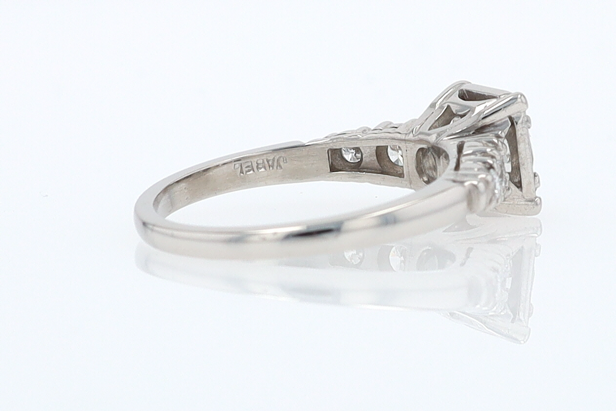 Art Deco 3/4 Carat Diamond Antique Engagement Ring