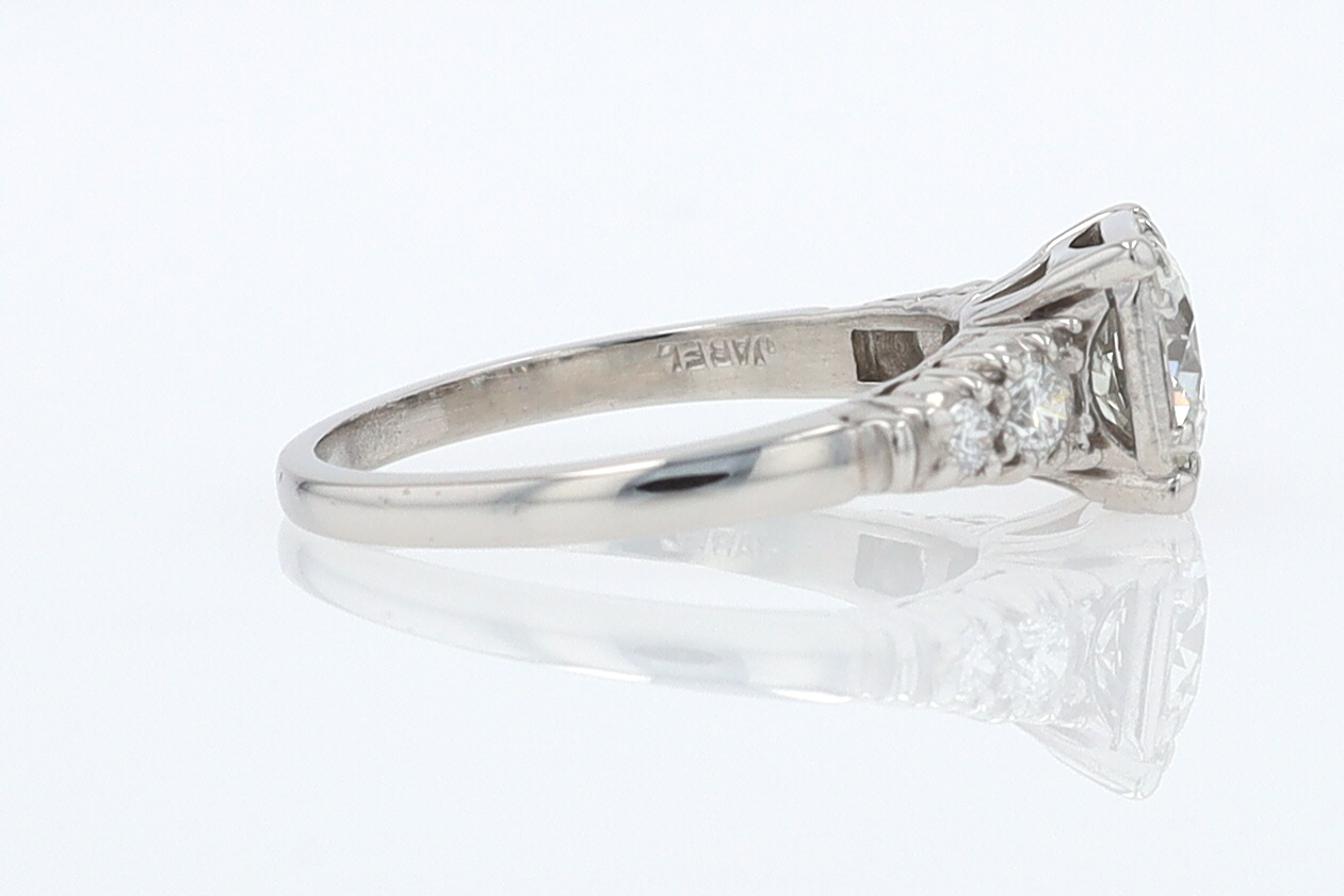 Art Deco 3/4 Carat Diamond Antique Engagement Ring