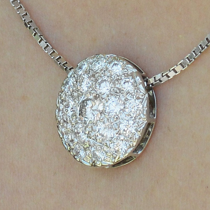 Pavé Diamond Necklace