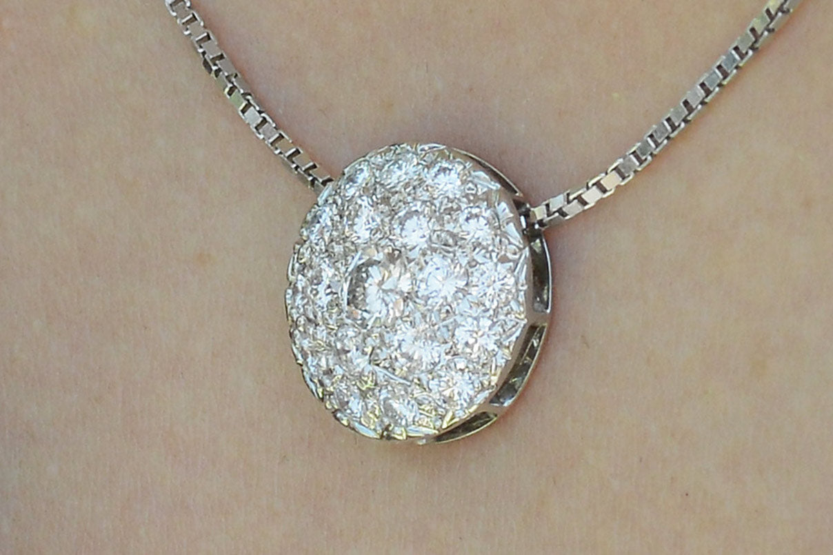 Pavé Diamond Necklace