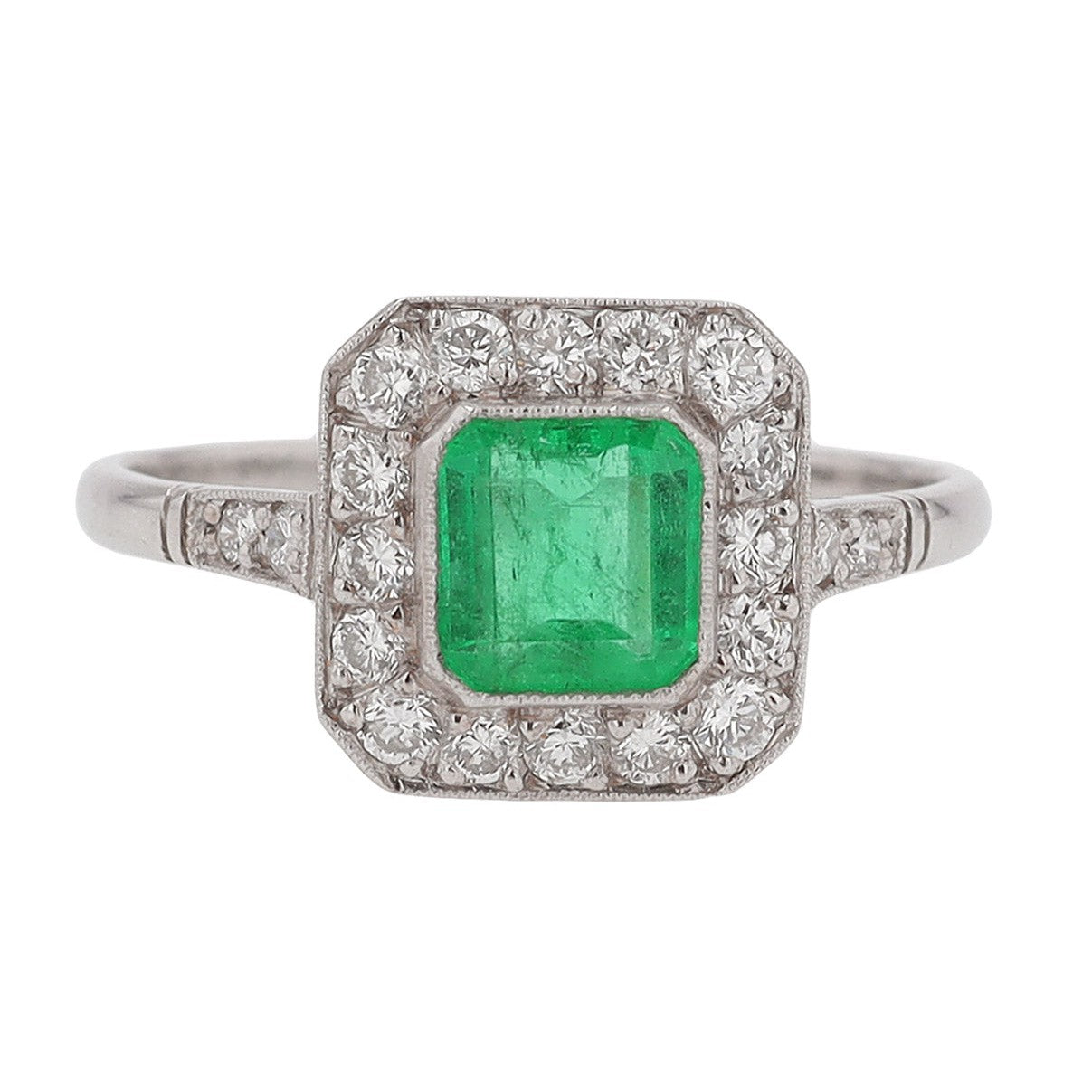 Art Deco Emerald Ring