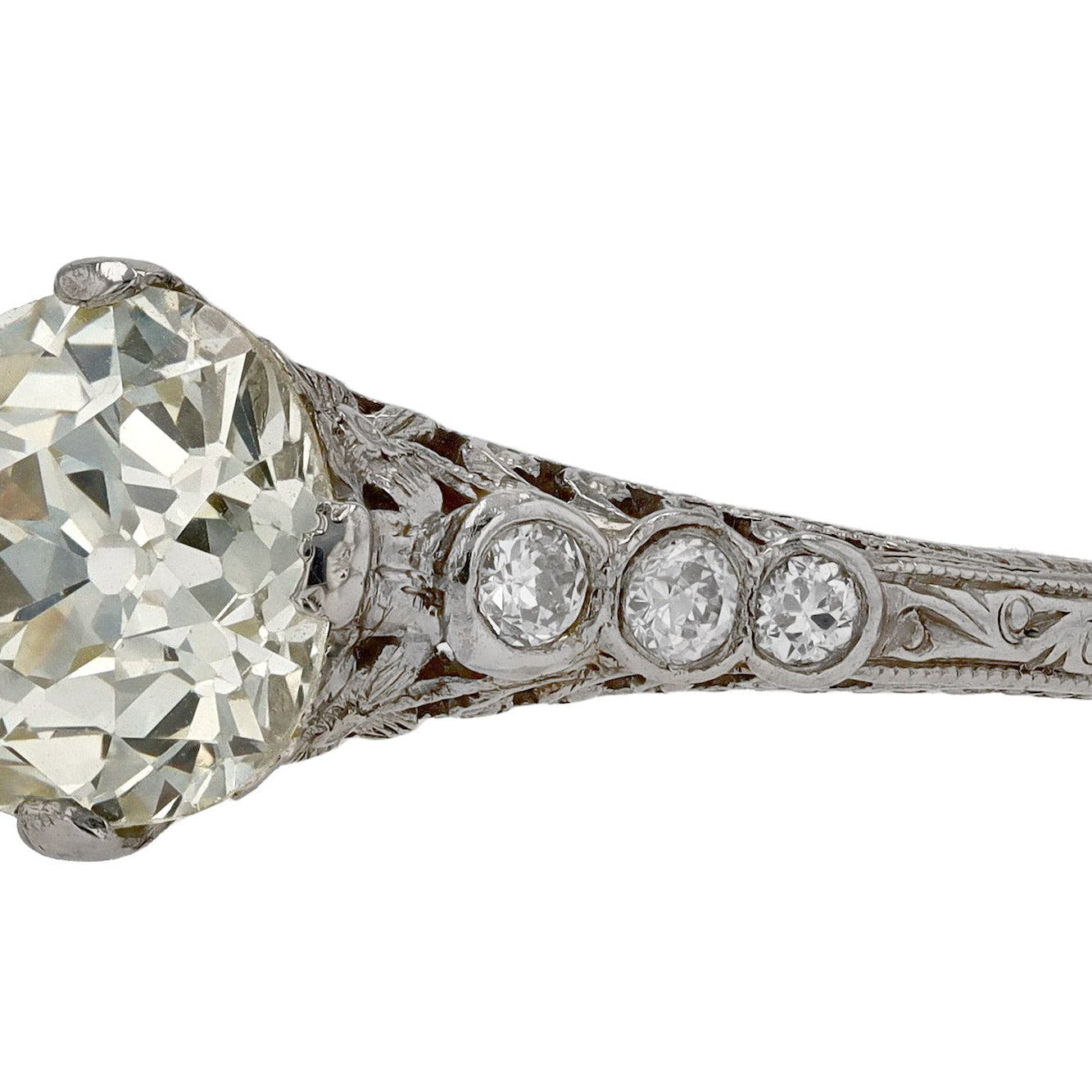 Art Deco 2 Carat Diamond Ring