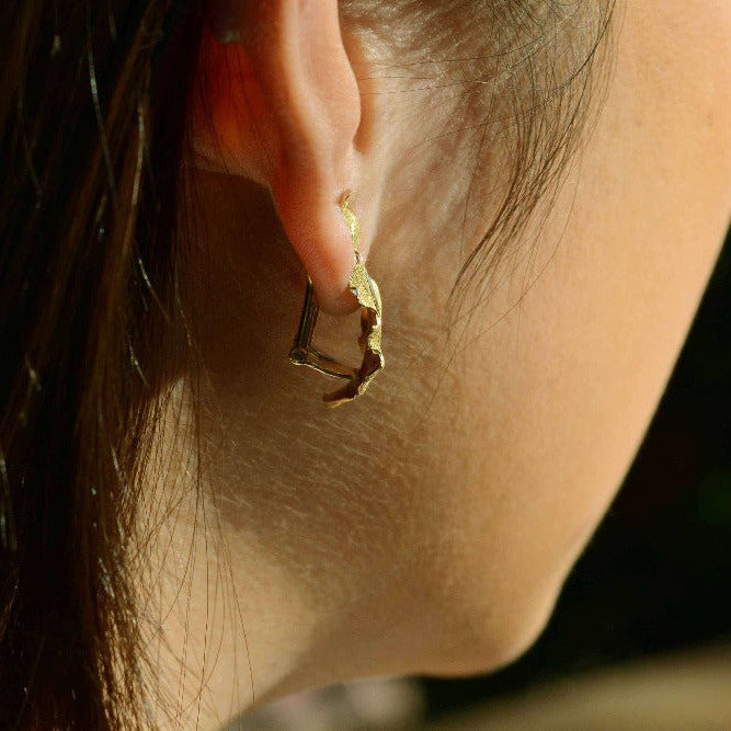 Buccellati Vintage 1970s 18kt Gold Leaf Earrings
