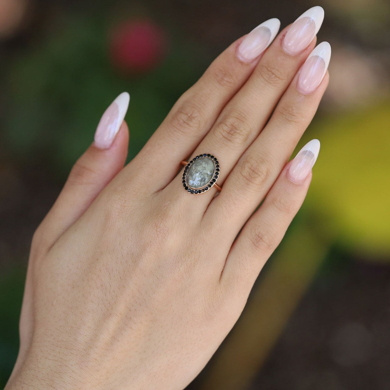 Circa 1783 Georgian Antique Portrait Memento Mori Mourning Ring