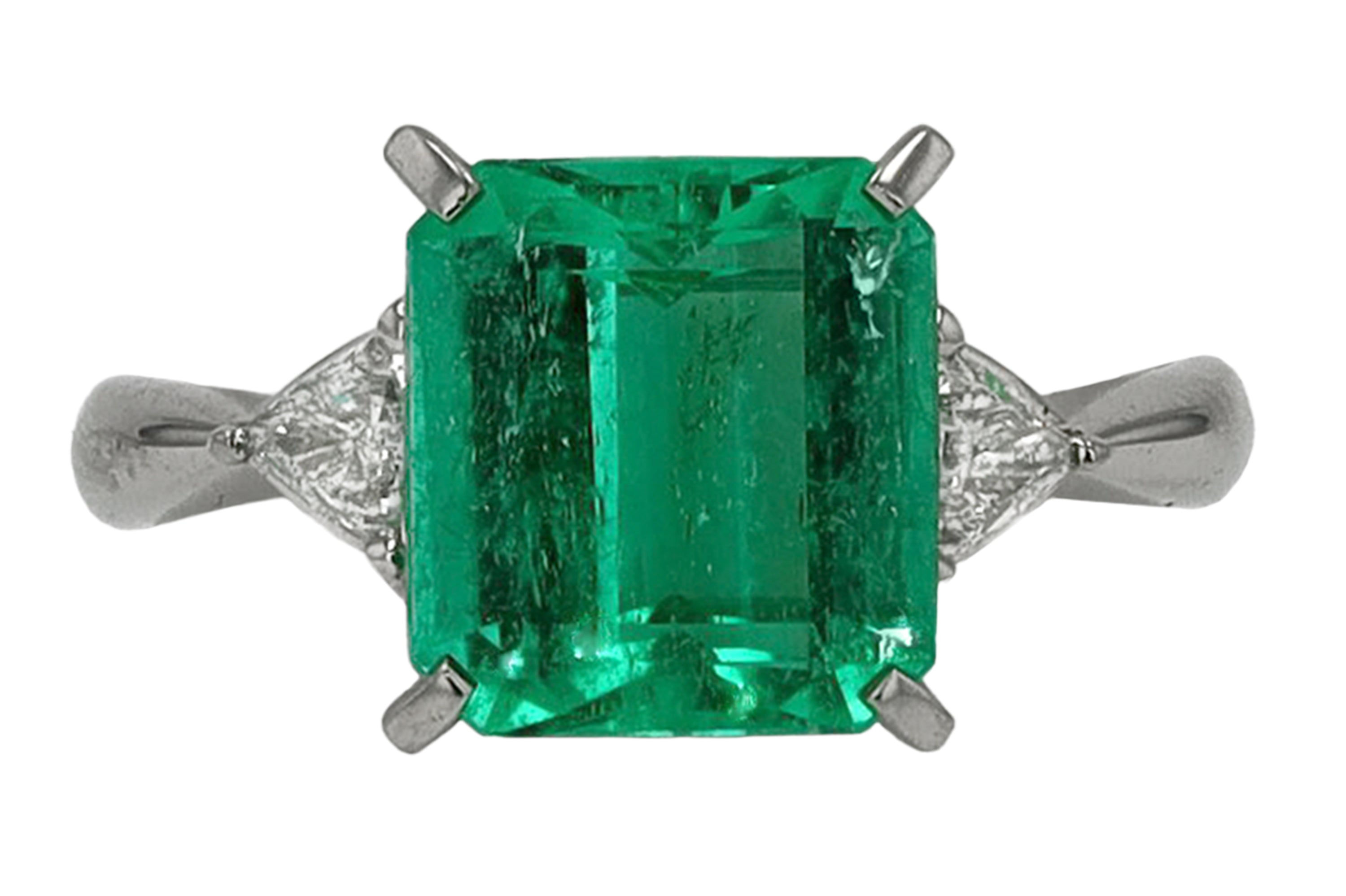 Emerald Engagement Ring