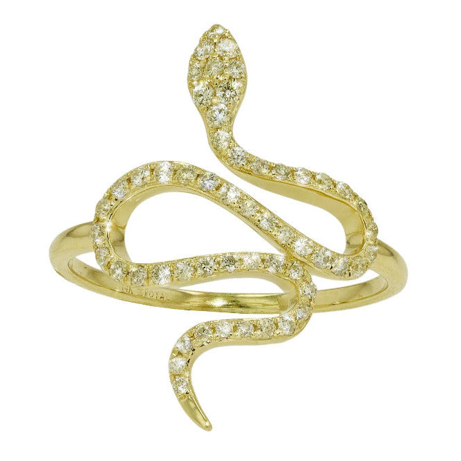 Diamond Snake Ring