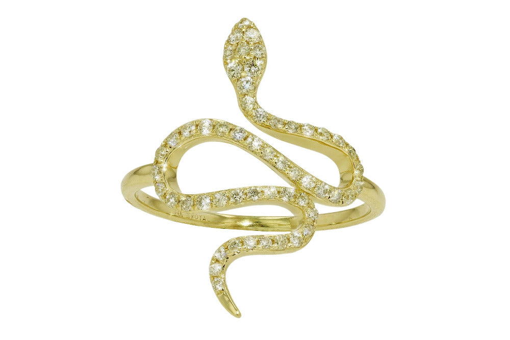 Diamond Snake Ring