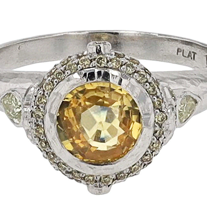 Yellow Sapphire Ring