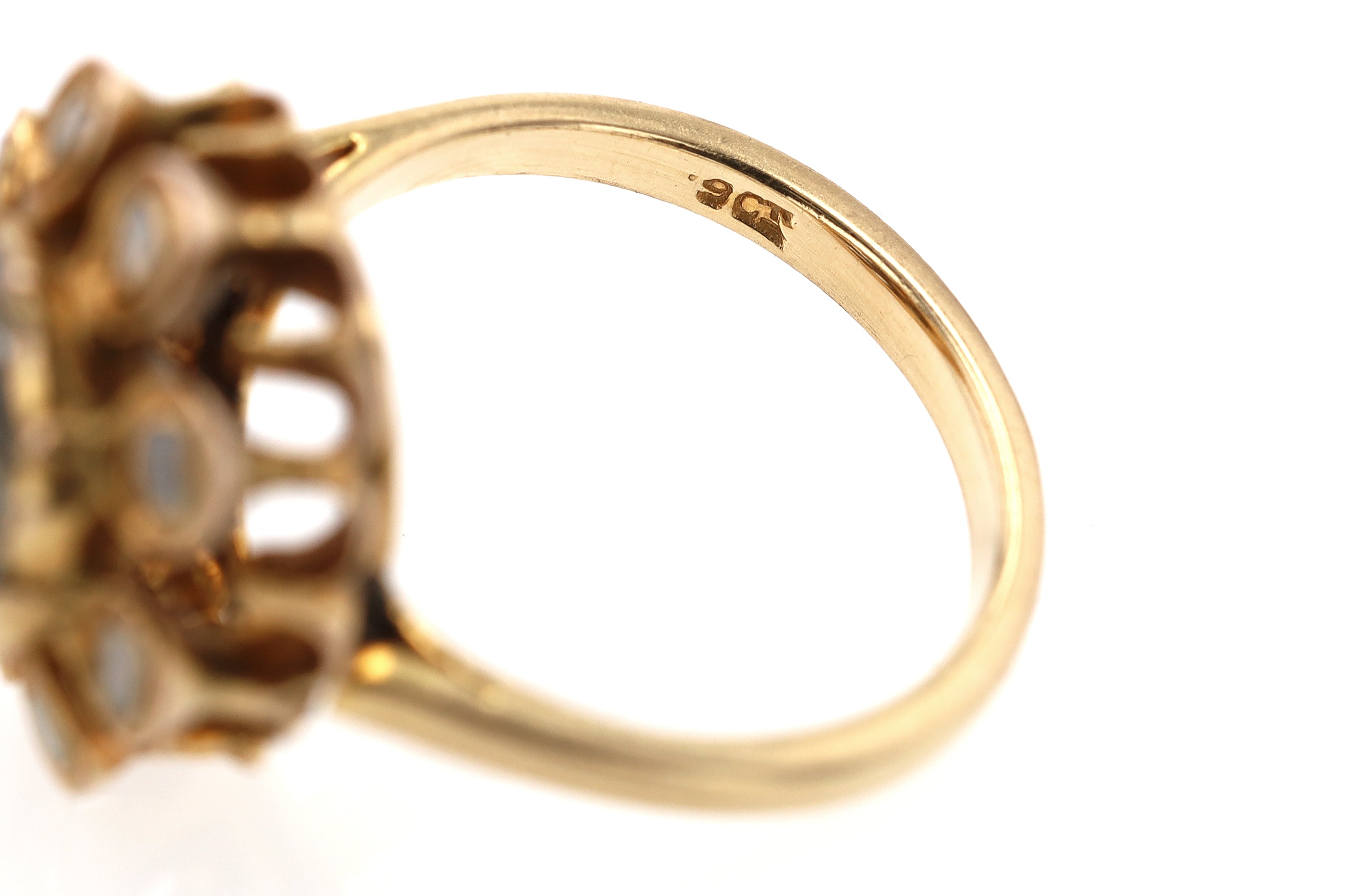 Early 1800s Georgian 2.00 Carat Rose Cut Diamond Ring