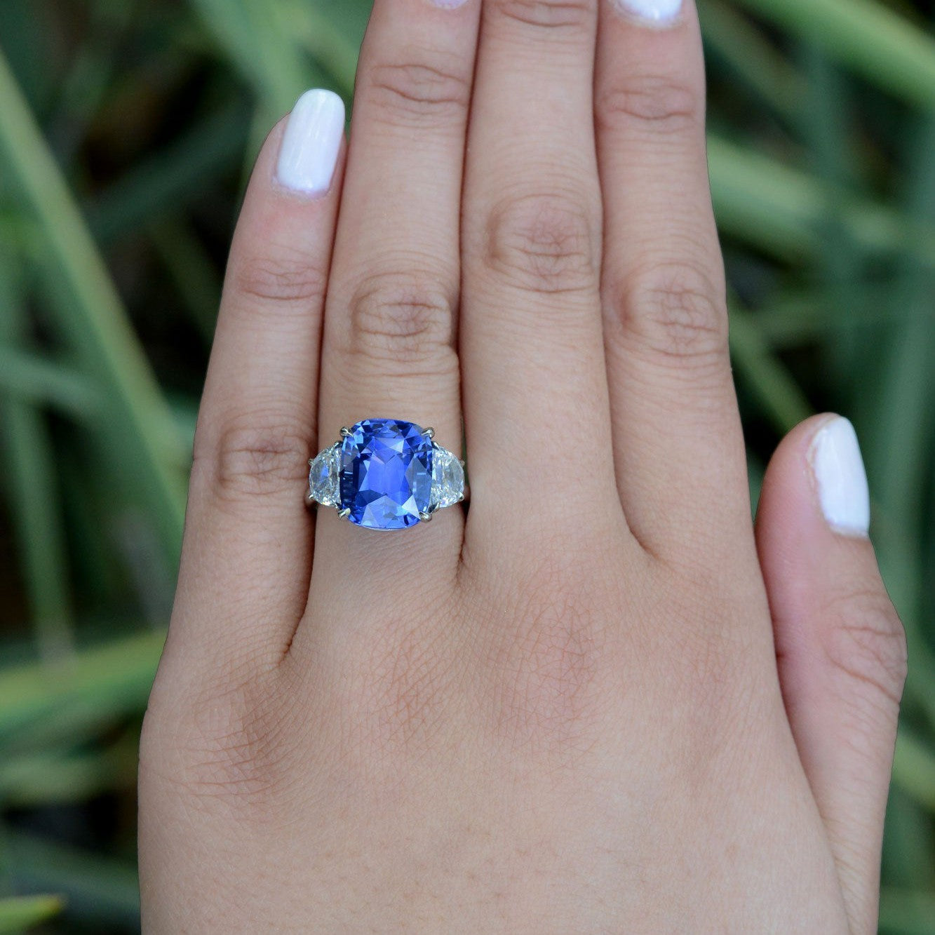 Estate 10 Carat Sri Lanka Sapphire Engagement Ring