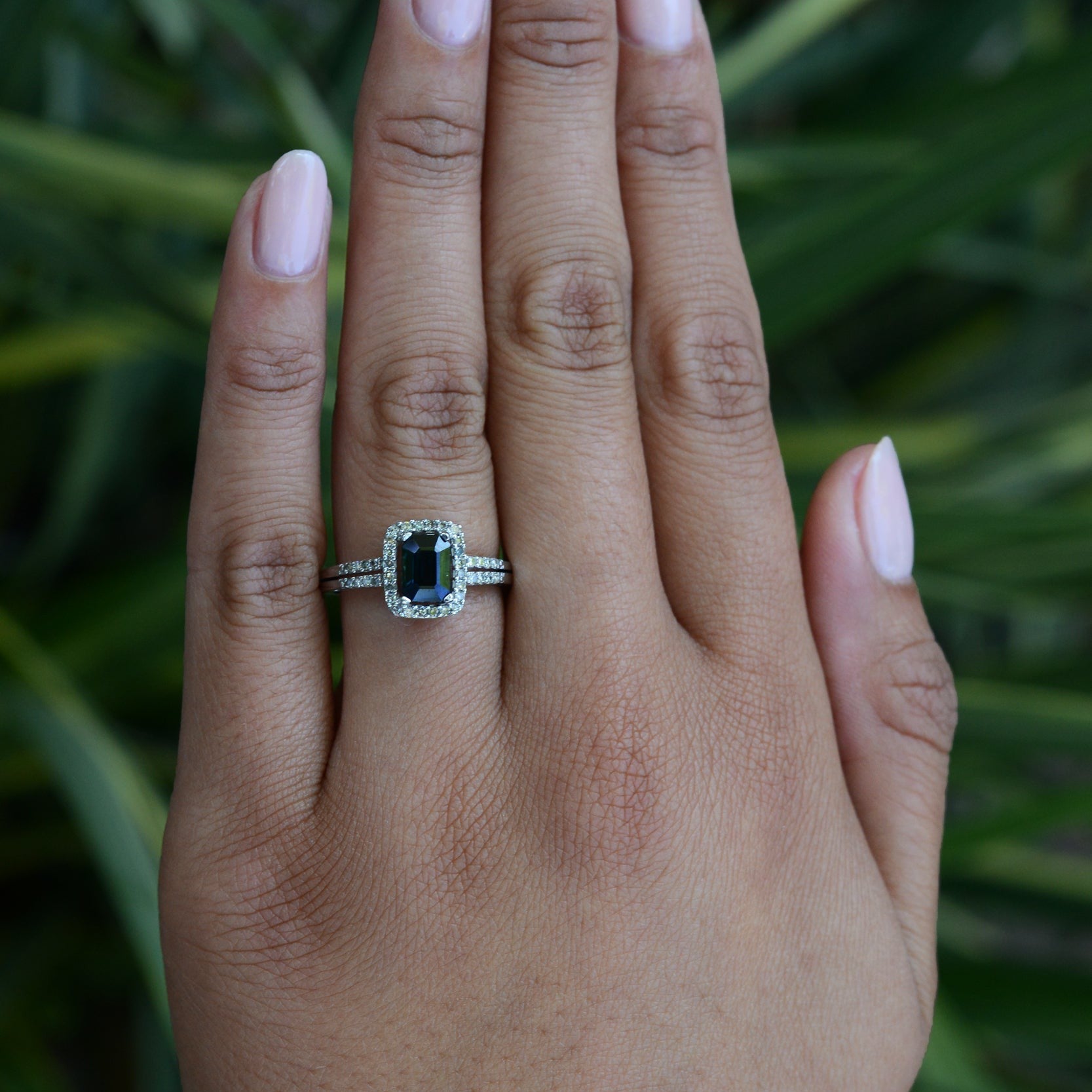 Estate 1.15 Carat Sapphire Vintage Engagement Ring