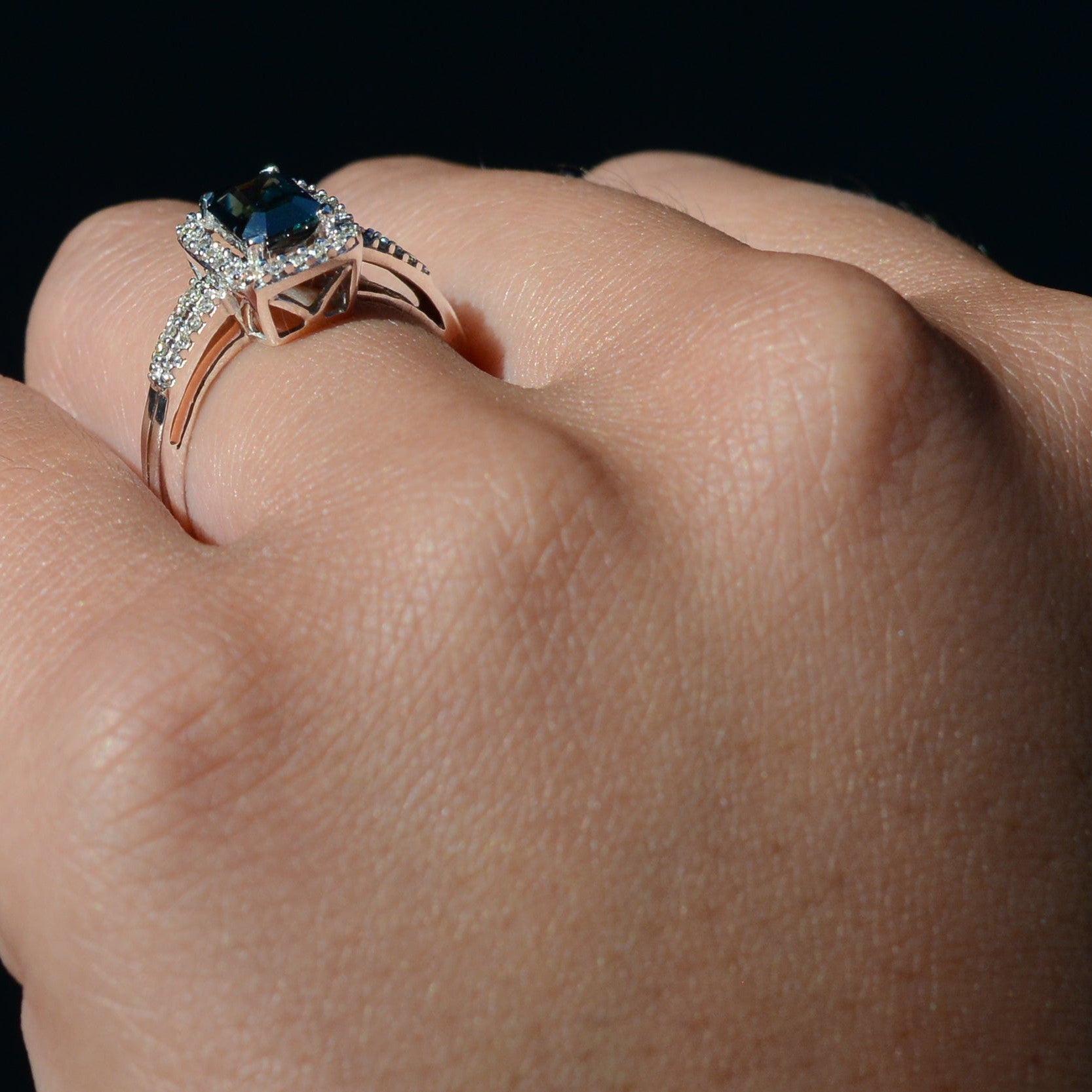 Estate 1.15 Carat Sapphire Vintage Engagement Ring