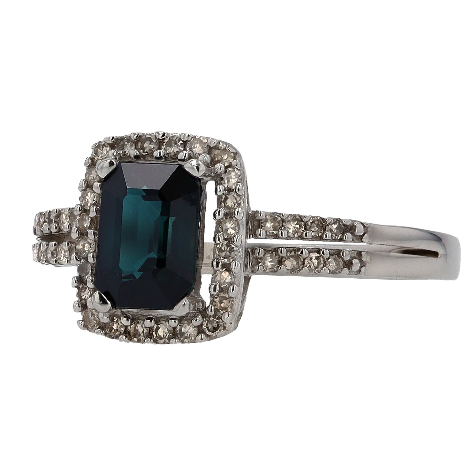 Estate 1.15 Carat Sapphire Vintage Engagement Ring