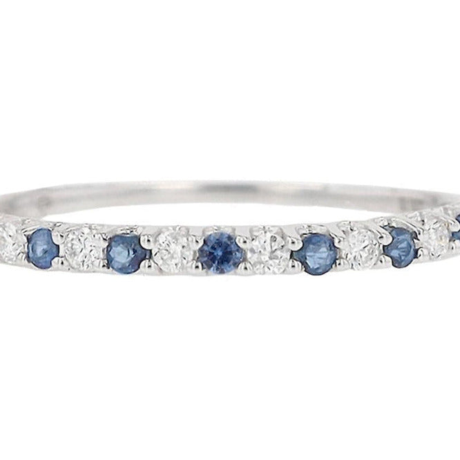 Sapphire Diamond Ring