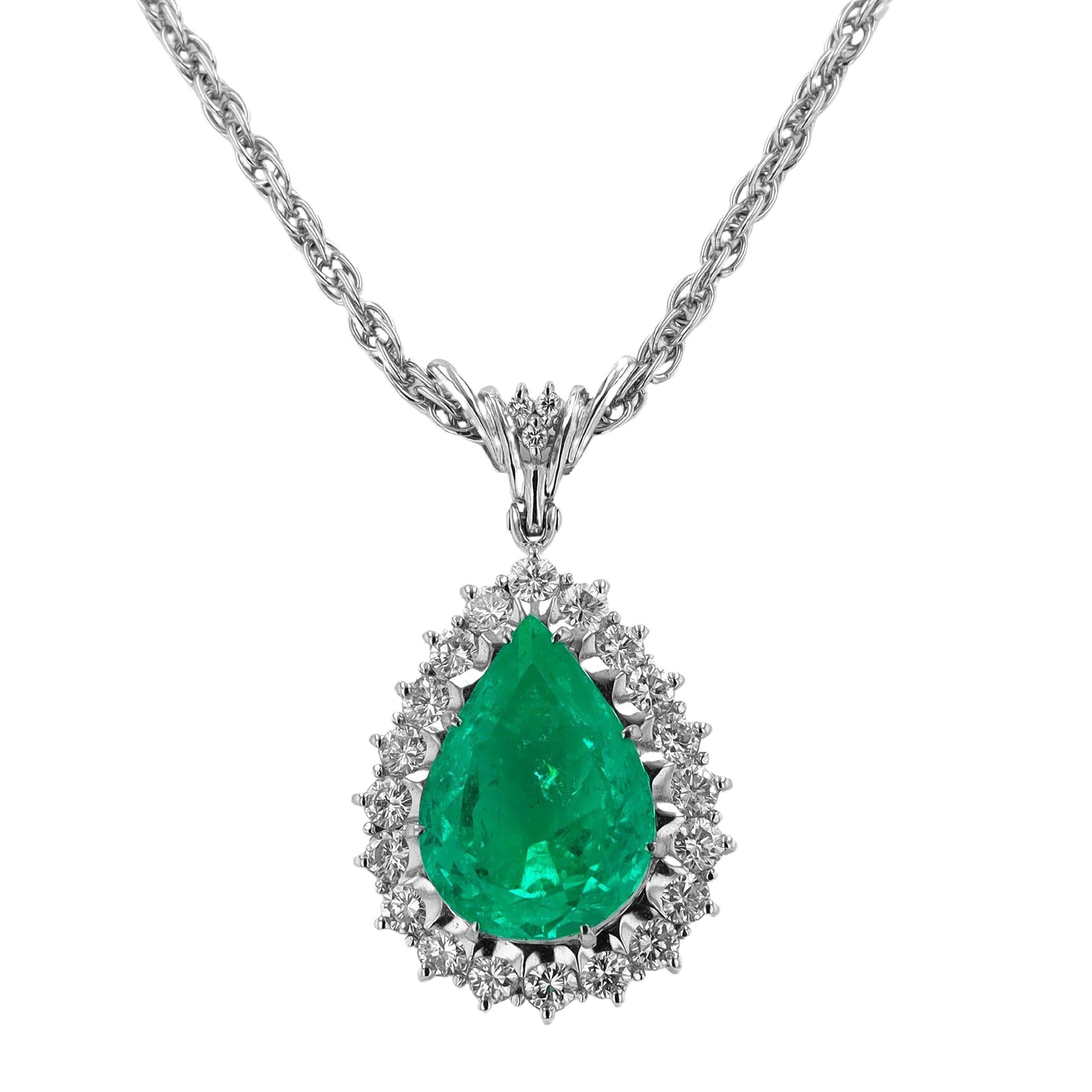 GIA Emerald Necklace