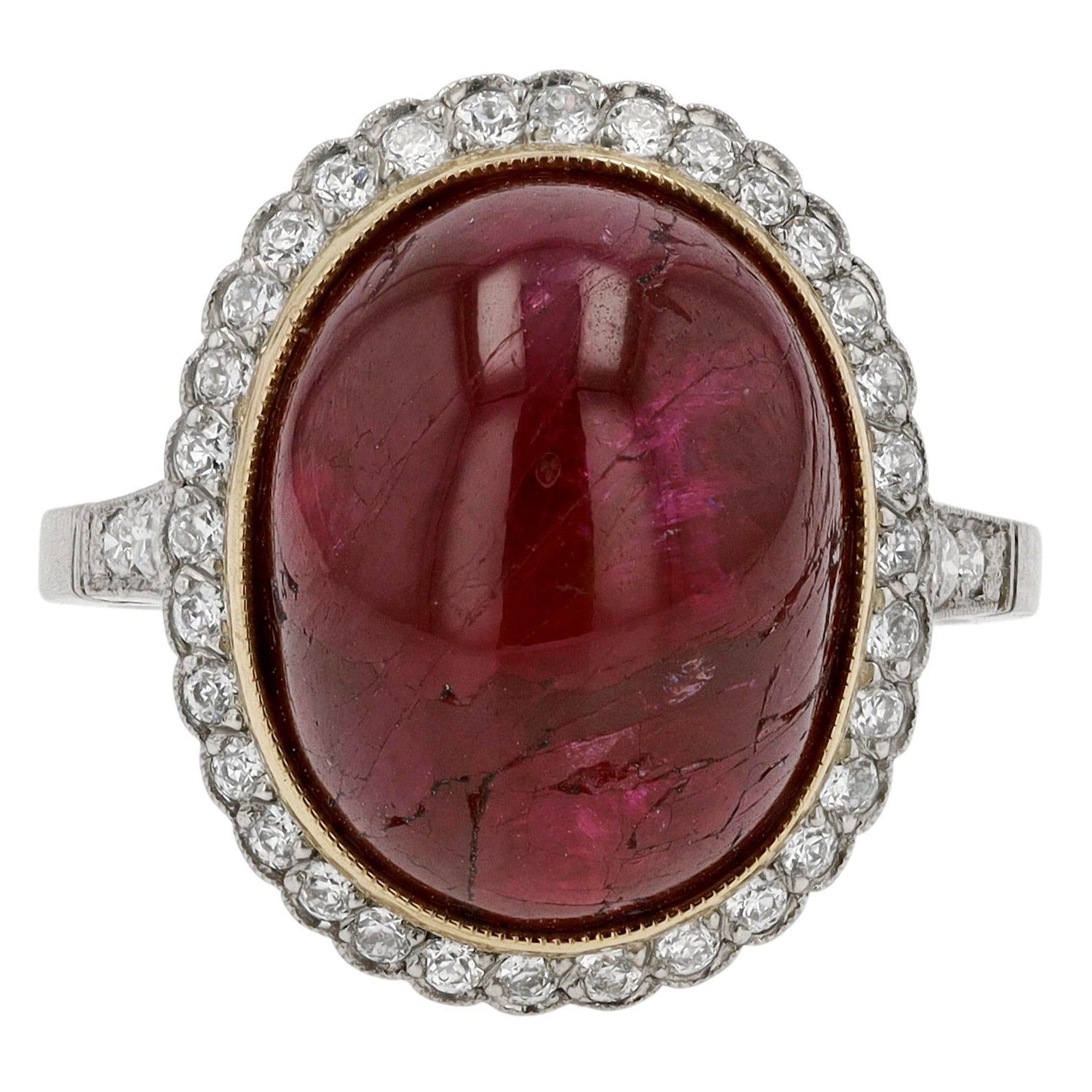 GIA Certified 17.15 Carat Unheated Ruby Ring
