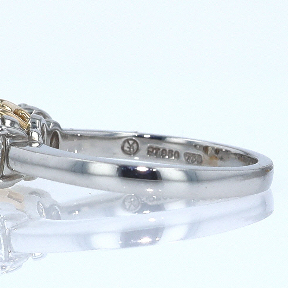 GIA Certified 1.00 Carat Oval Intense Yellow Diamond Engagement Ring