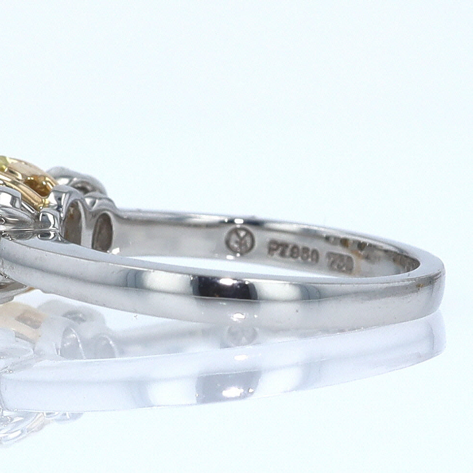 GIA Certified 1.00 Carat Oval Intense Yellow Diamond Engagement Ring