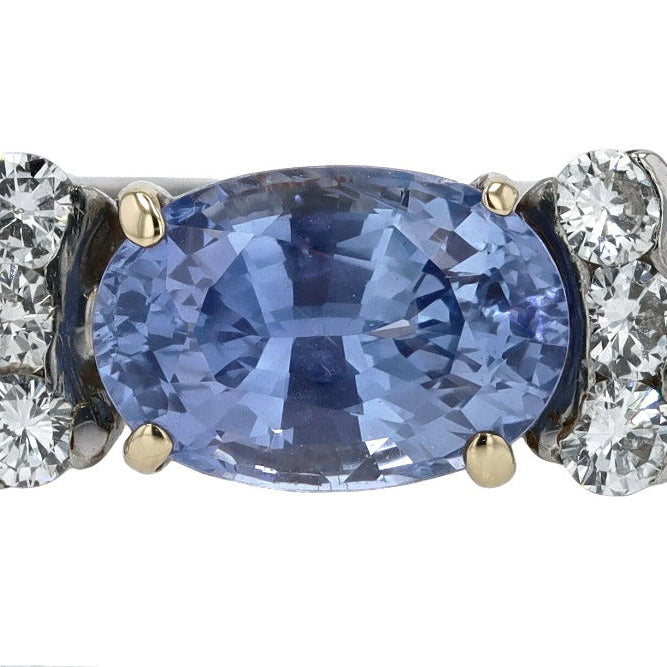 GIA No Heat Sapphire Ring