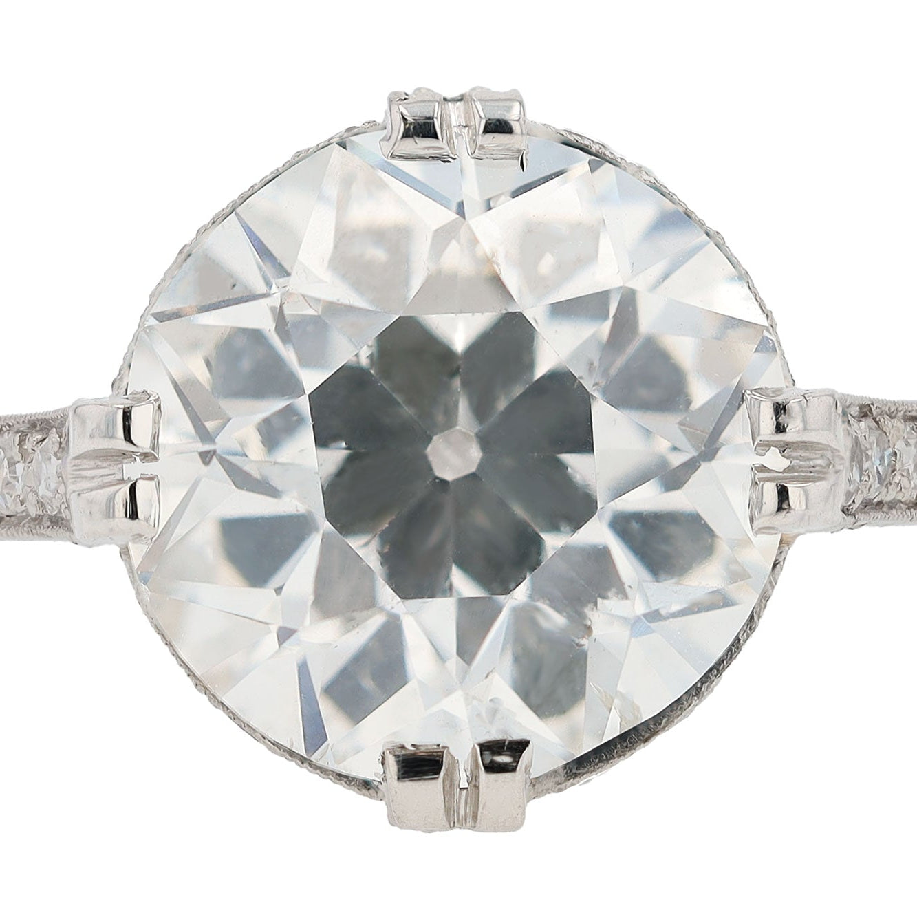 Antique GIA Diamond Ring